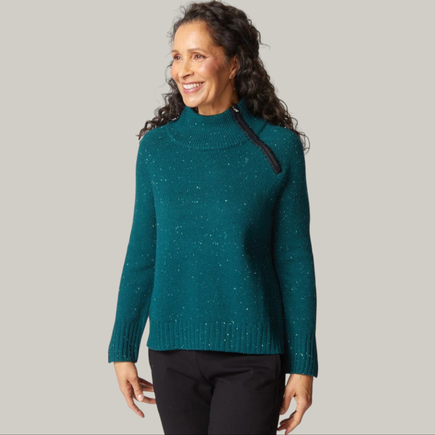 Habitat - Zip-Neck Sweater