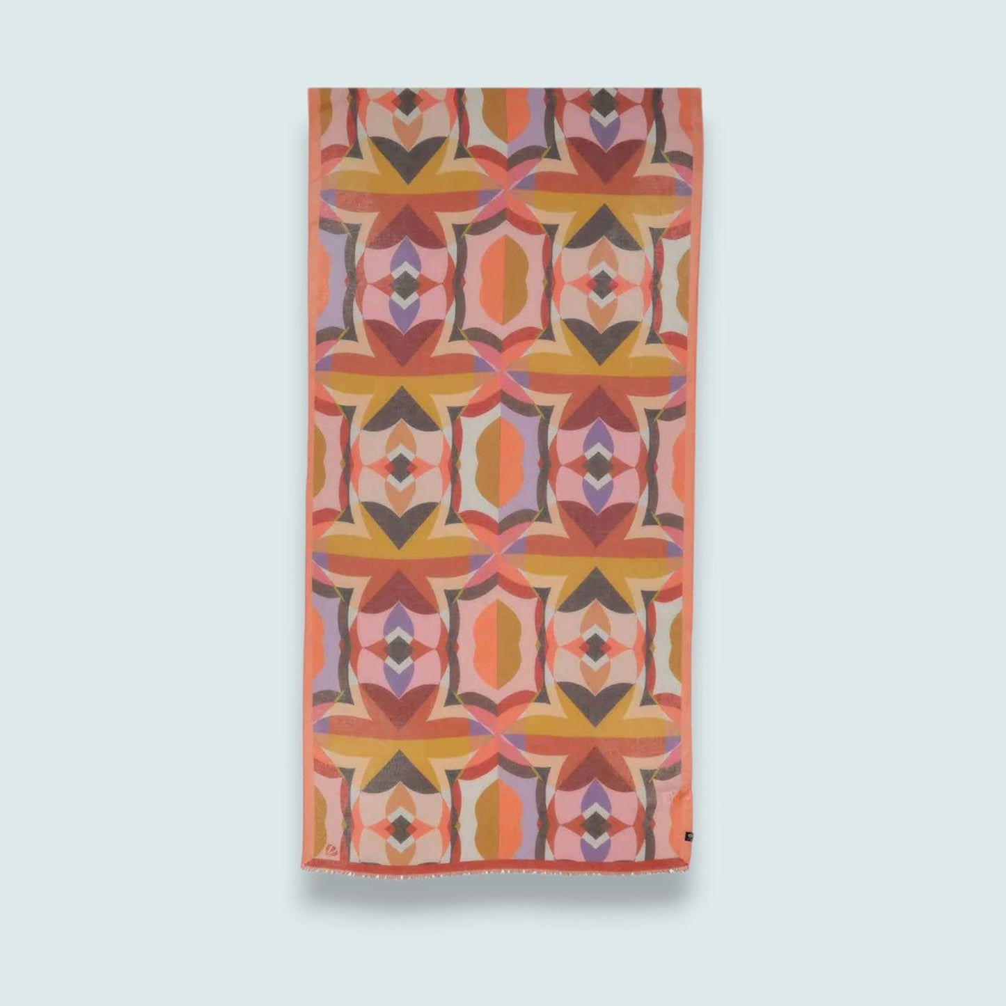 Fraas - Retro Geometric Print Lightweight Scarf
