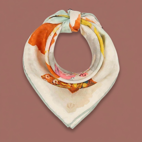 Fraas - Neck-Scarf With Butterfly Design