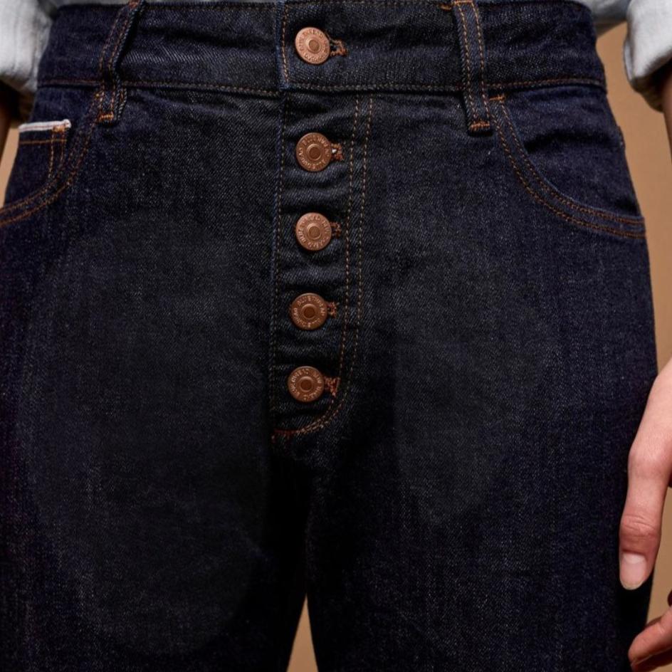 Tribal - Blue Thread Brooke Hugging Straight Jeans