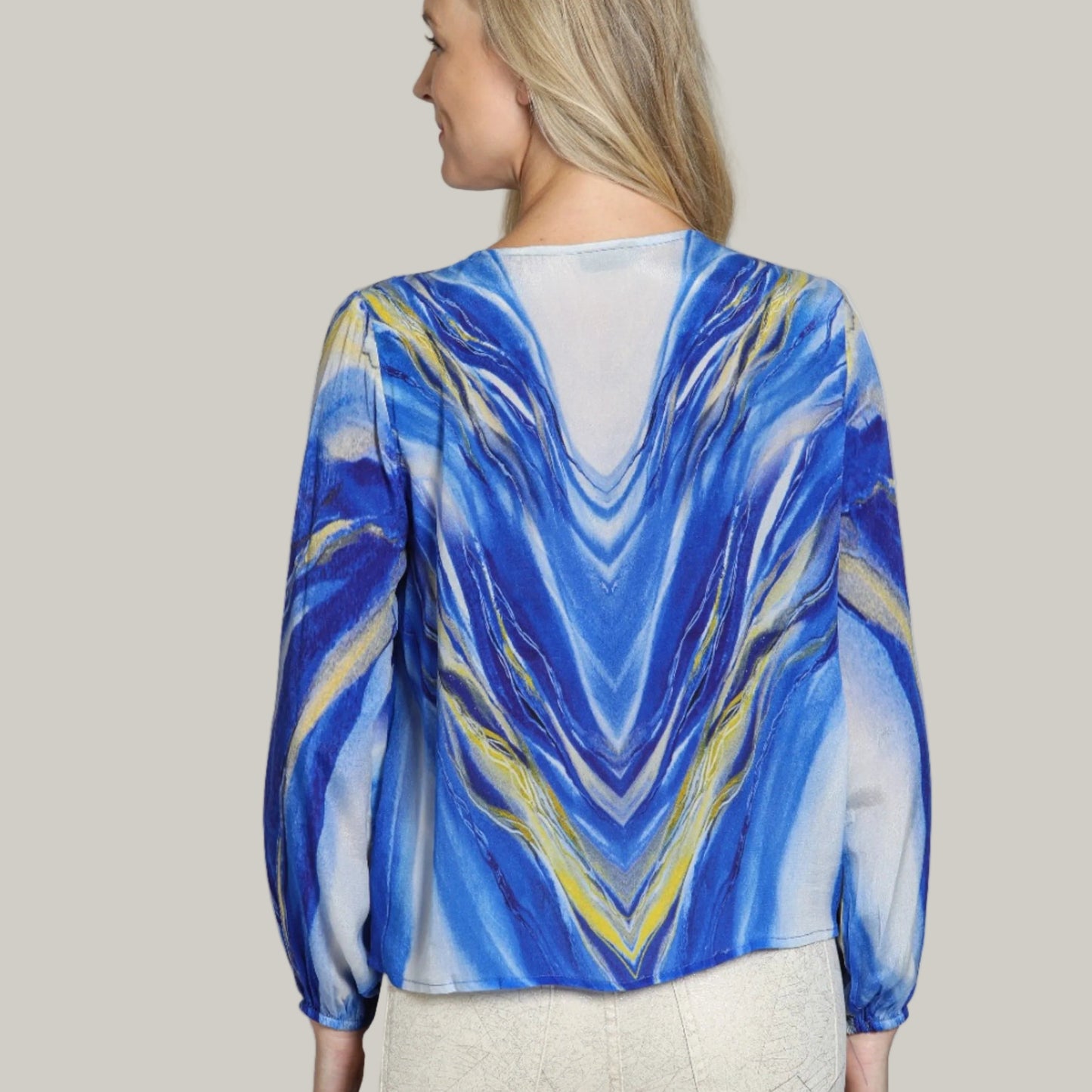 APNY - V-Neck Tie Front Top