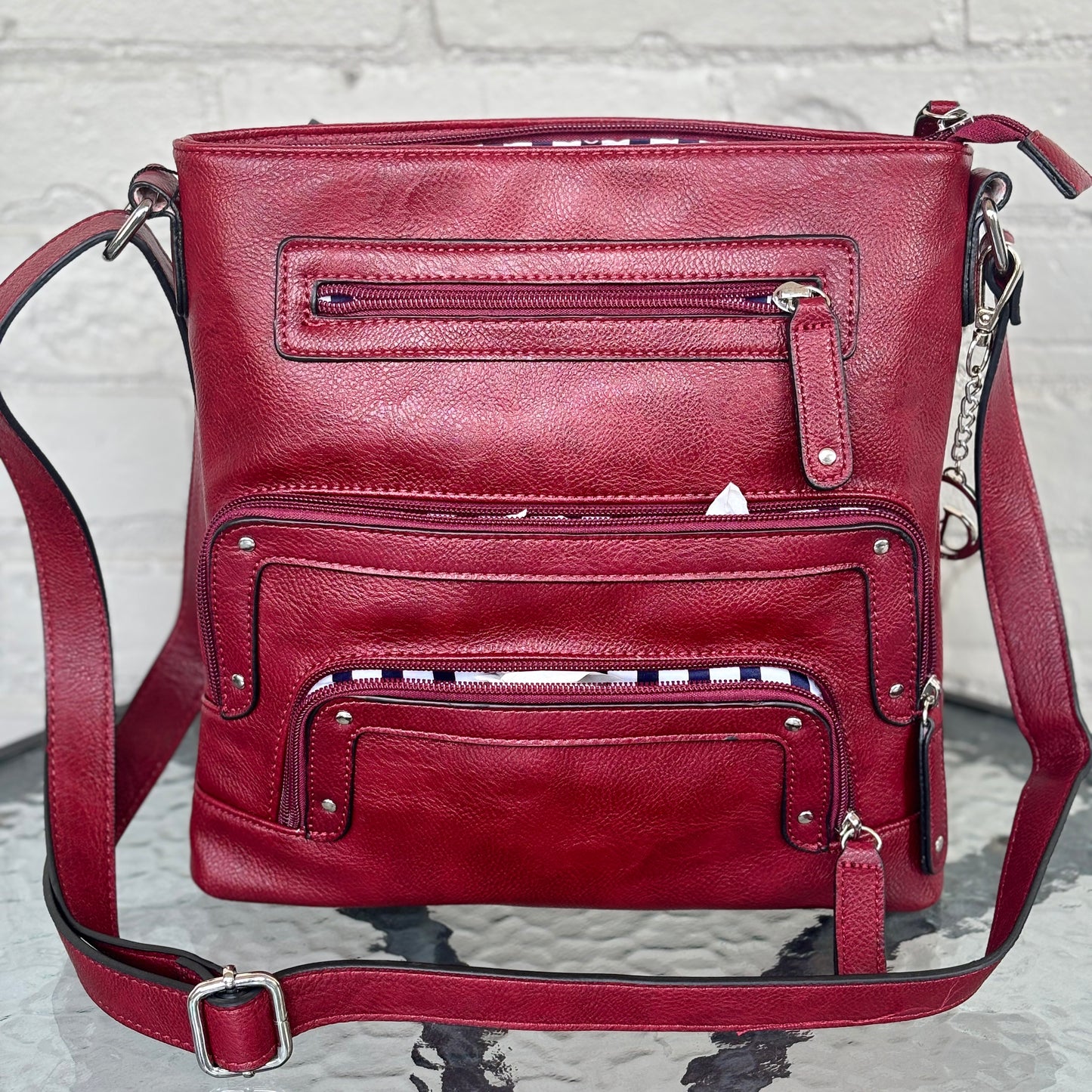 La Diva - Multi Zipper Handbag
