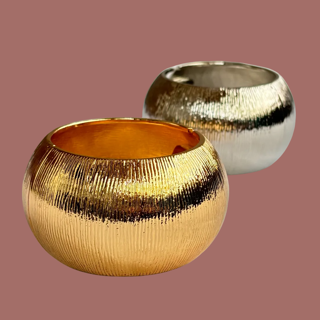 Fashion Jewelry - Textured Bangle Bracelet