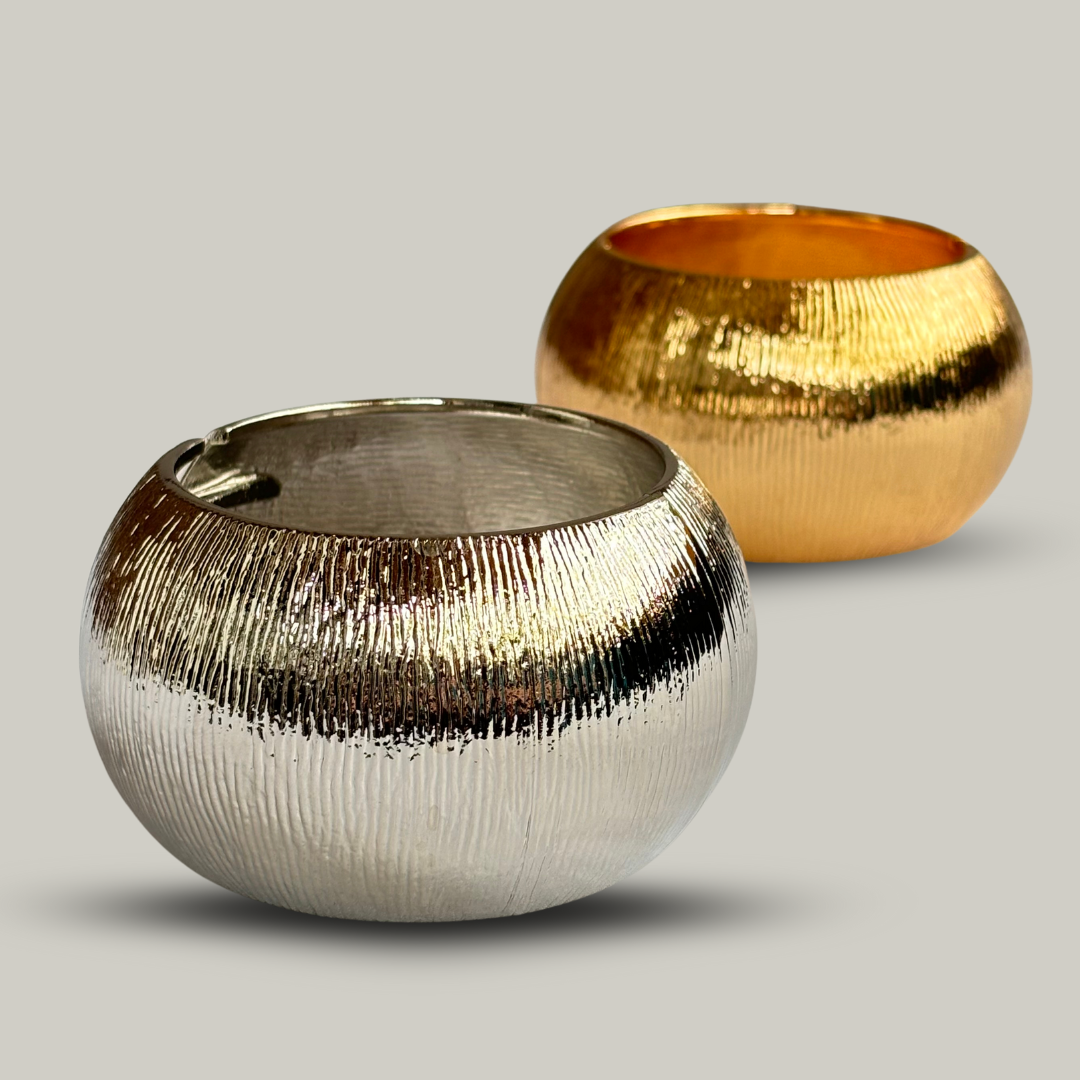 Fashion Jewelry - Textured Bangle Bracelet