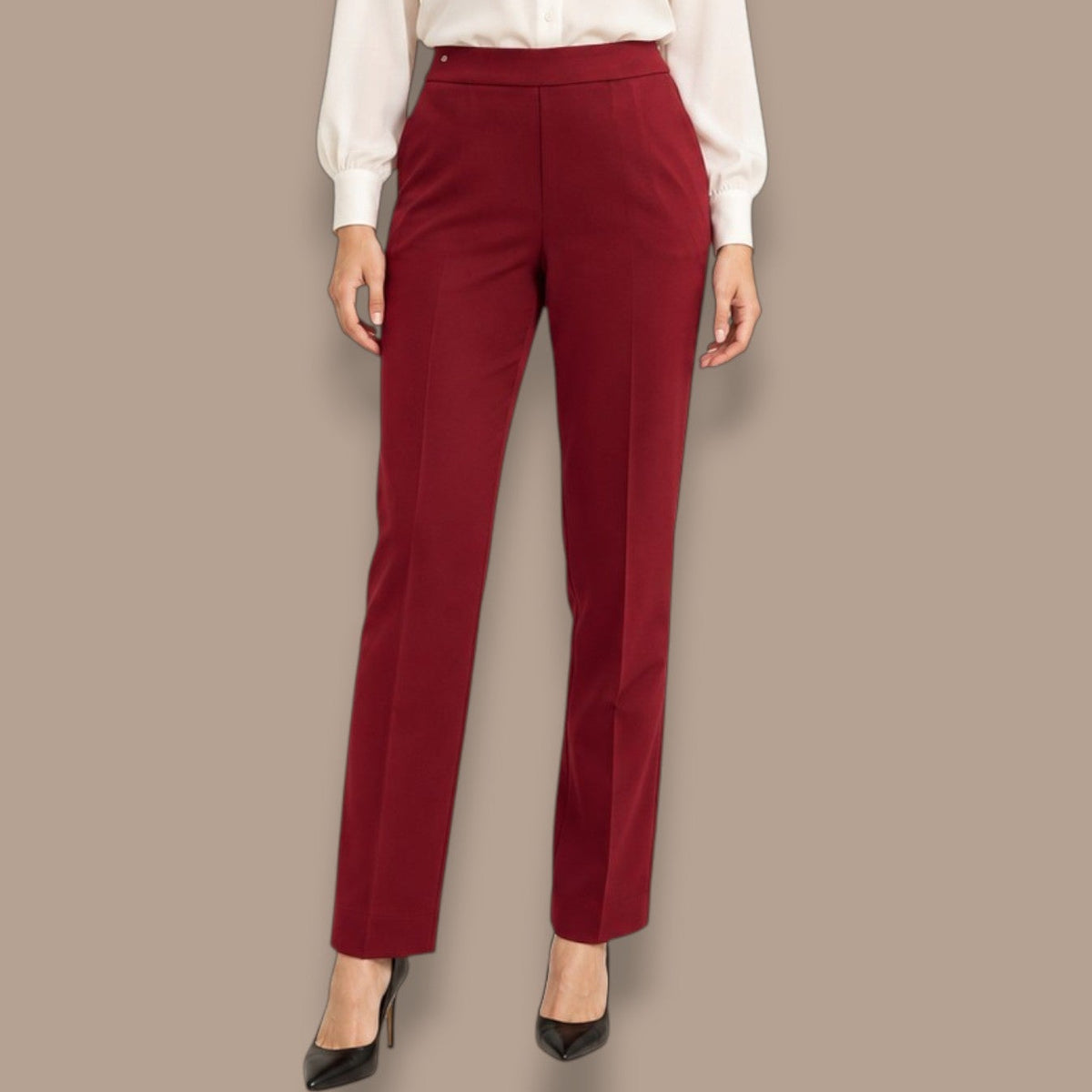 Lisette L - Straight-Leg Dress Pants