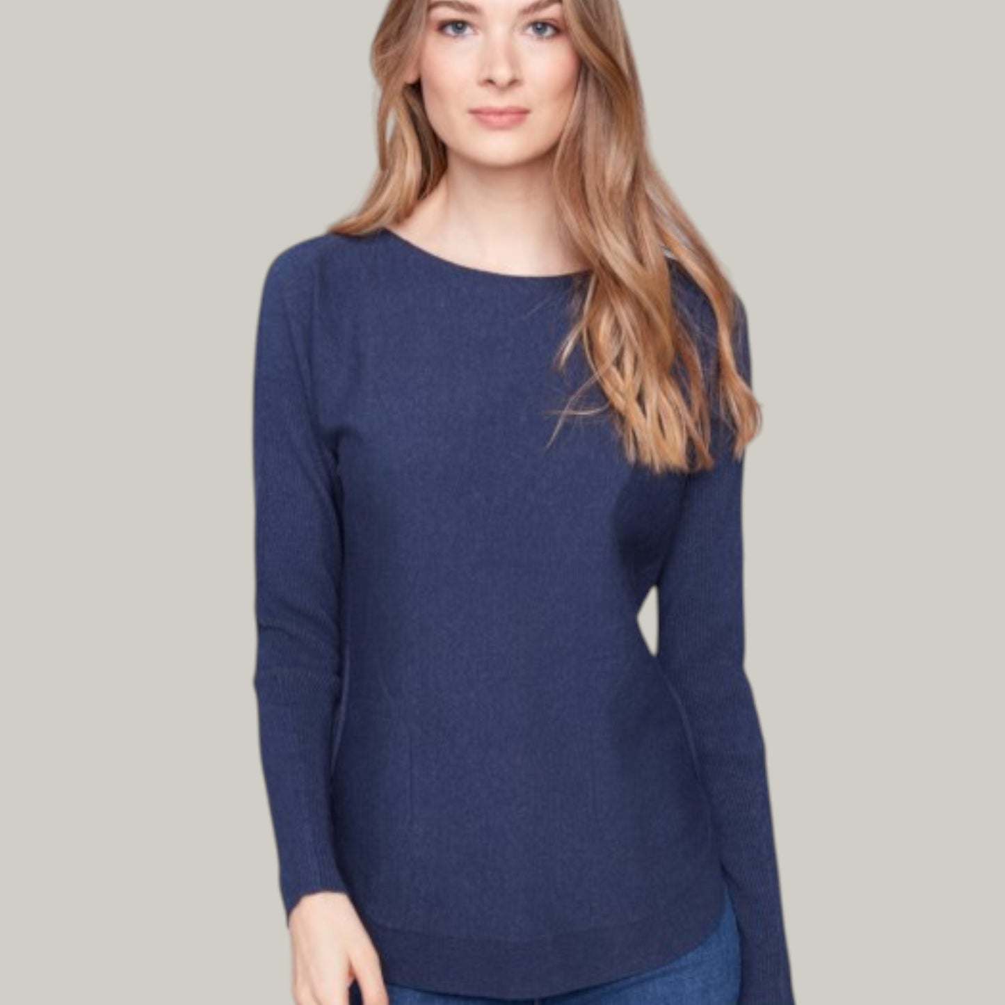 Charlie B - Sweater With Back Lace-Up Detail
