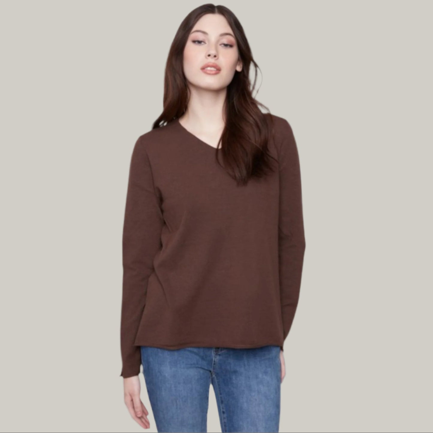 Charlie B - Basic V-Neck Sweater