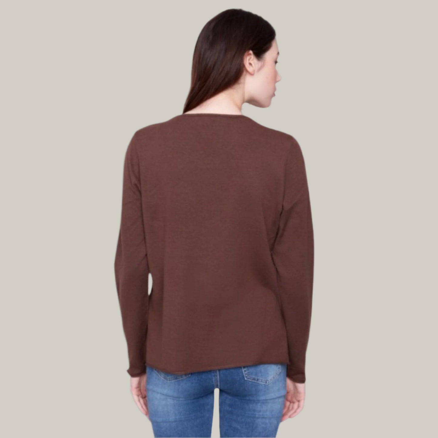 Charlie B - Basic V-Neck Sweater