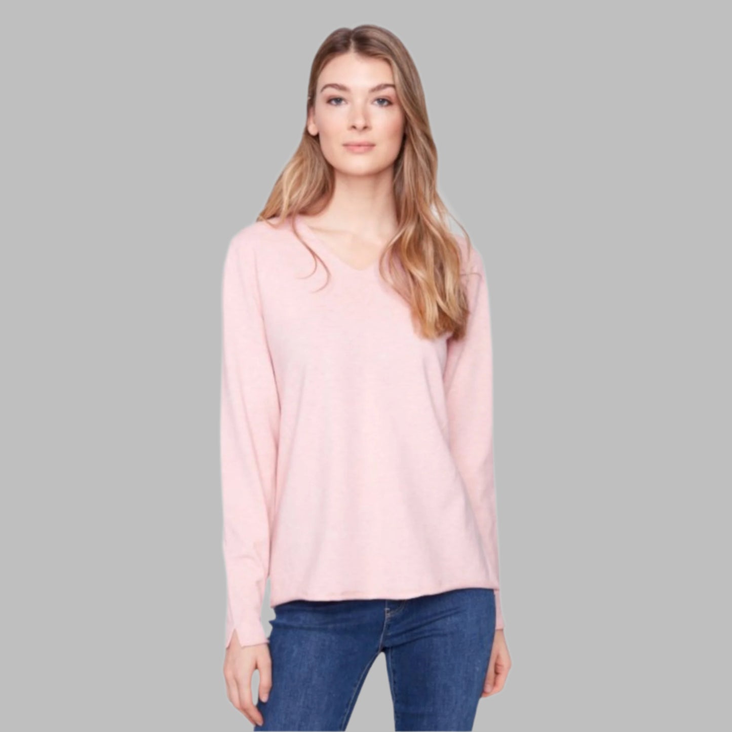 Charlie B - Basic V-Neck Sweater