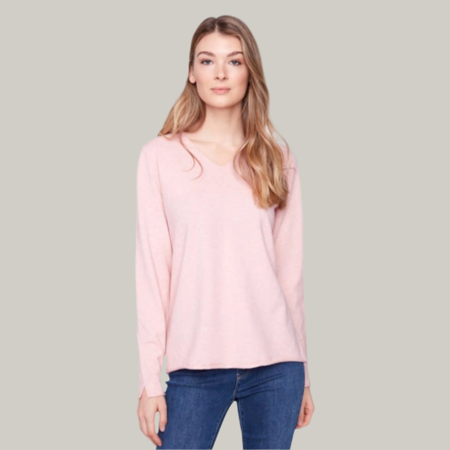 Charlie B - Basic V-Neck Sweater
