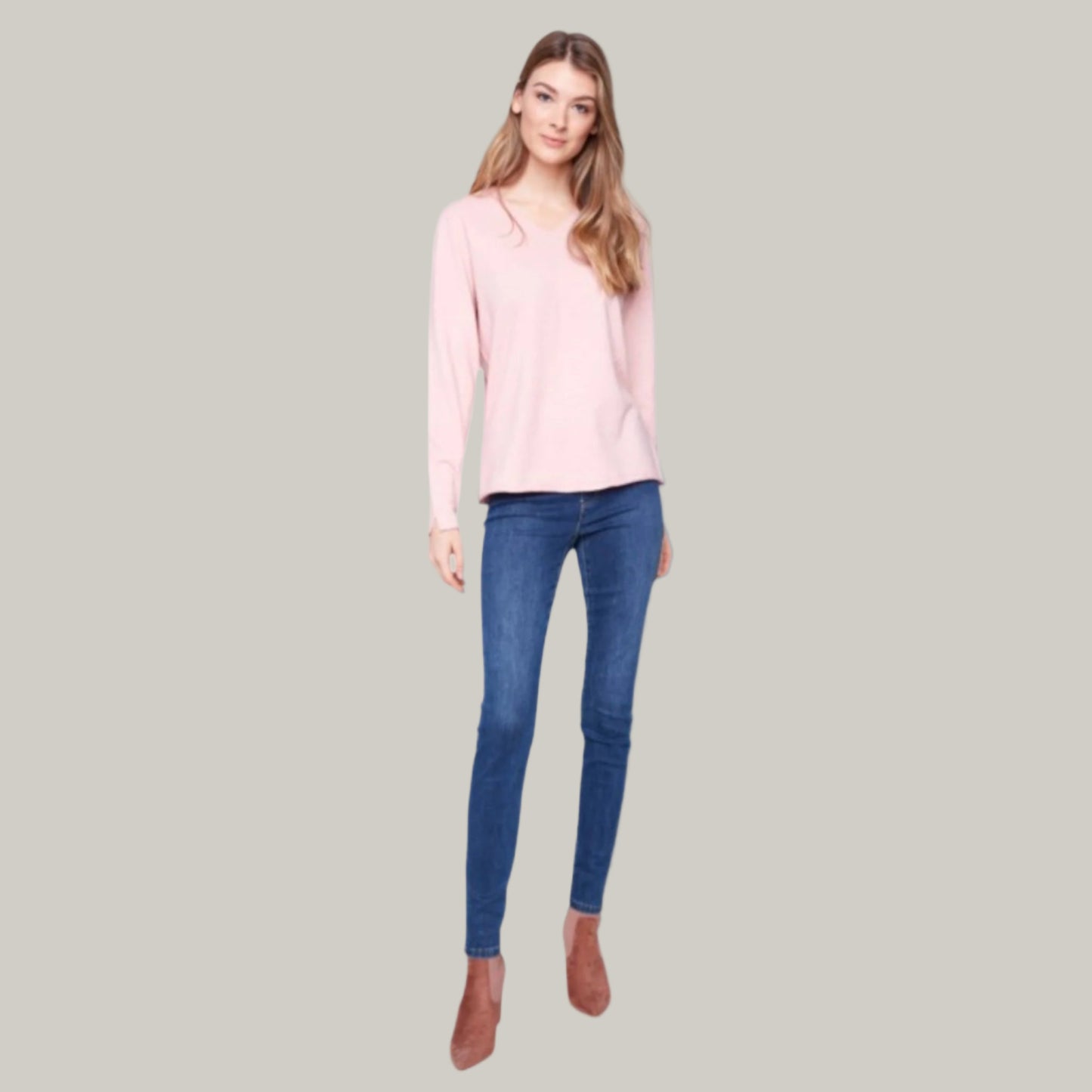 Charlie B - Basic V-Neck Sweater