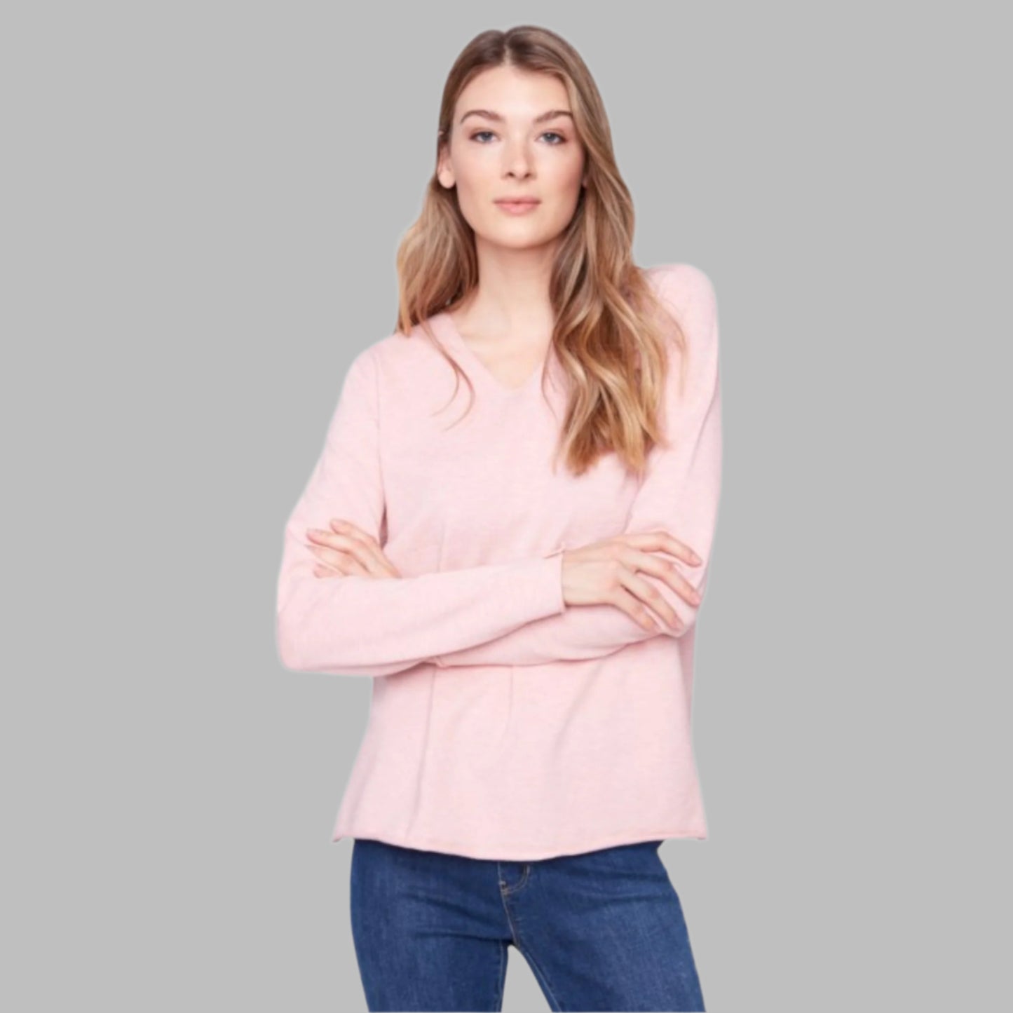 Charlie B - Basic V-Neck Sweater