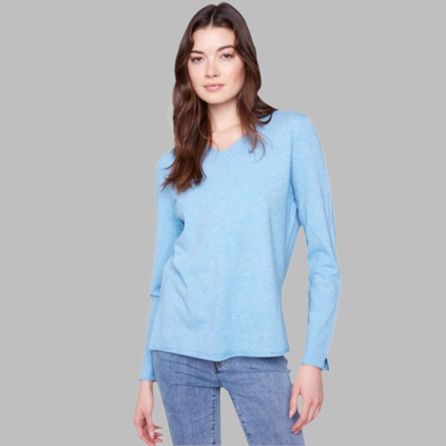Charlie B - Basic V-Neck Sweater