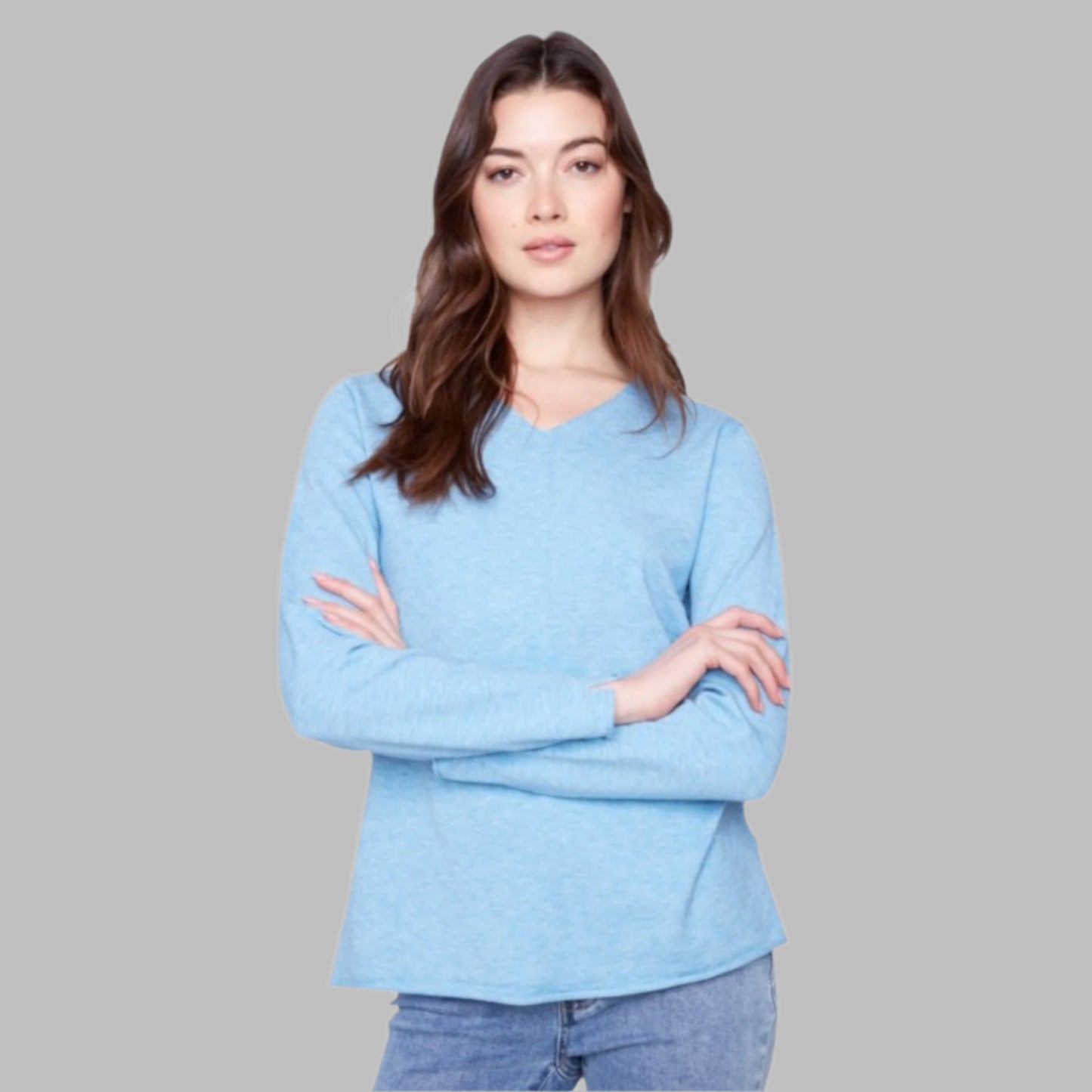 Charlie B - Basic V-Neck Sweater