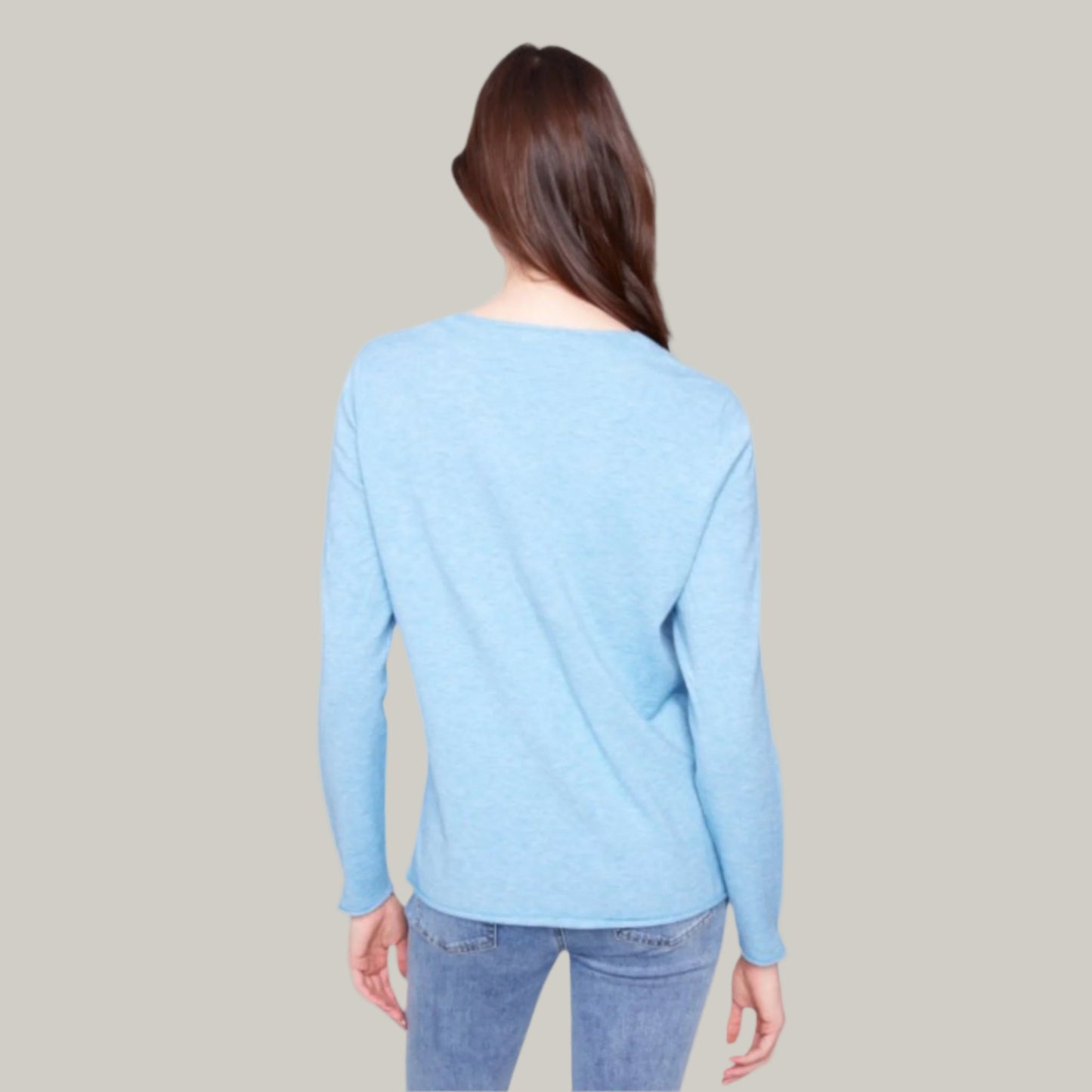 Charlie B - Basic V-Neck Sweater