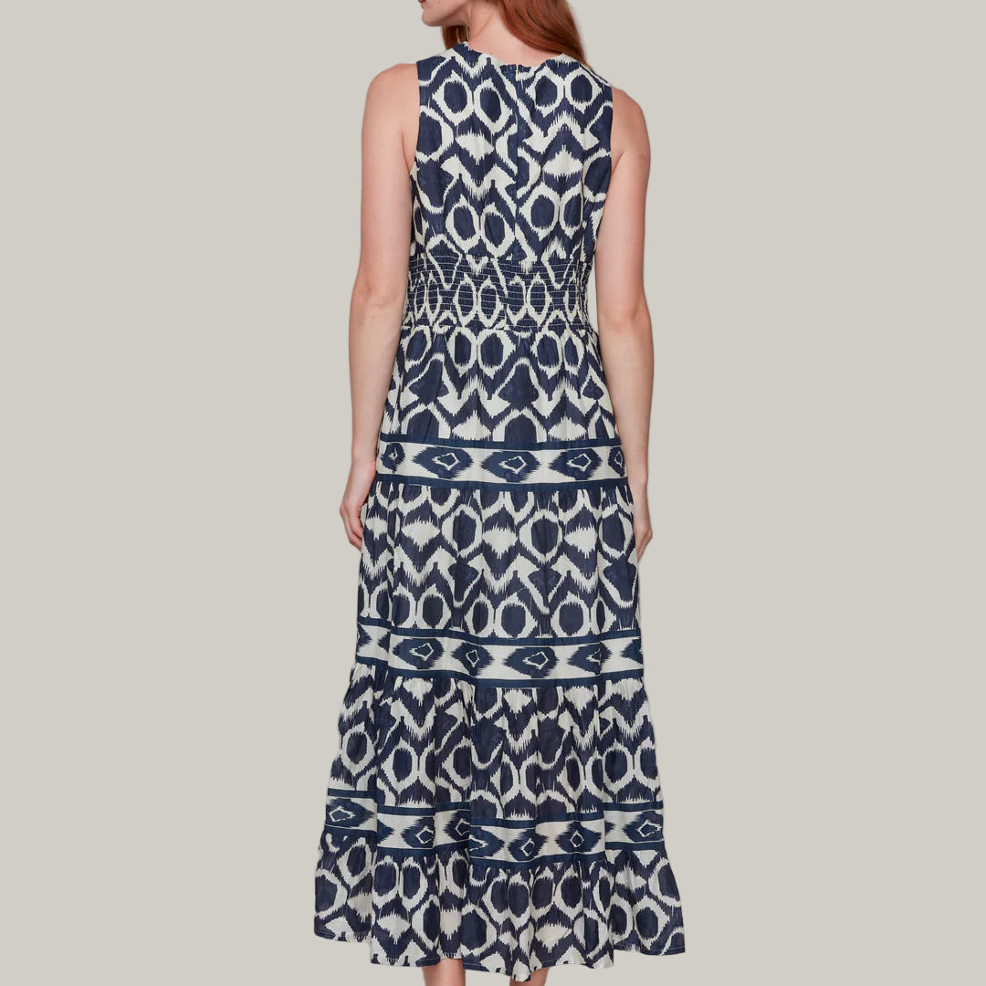Charlie B - Printed Sleeveless V-Neck Maxi Dress