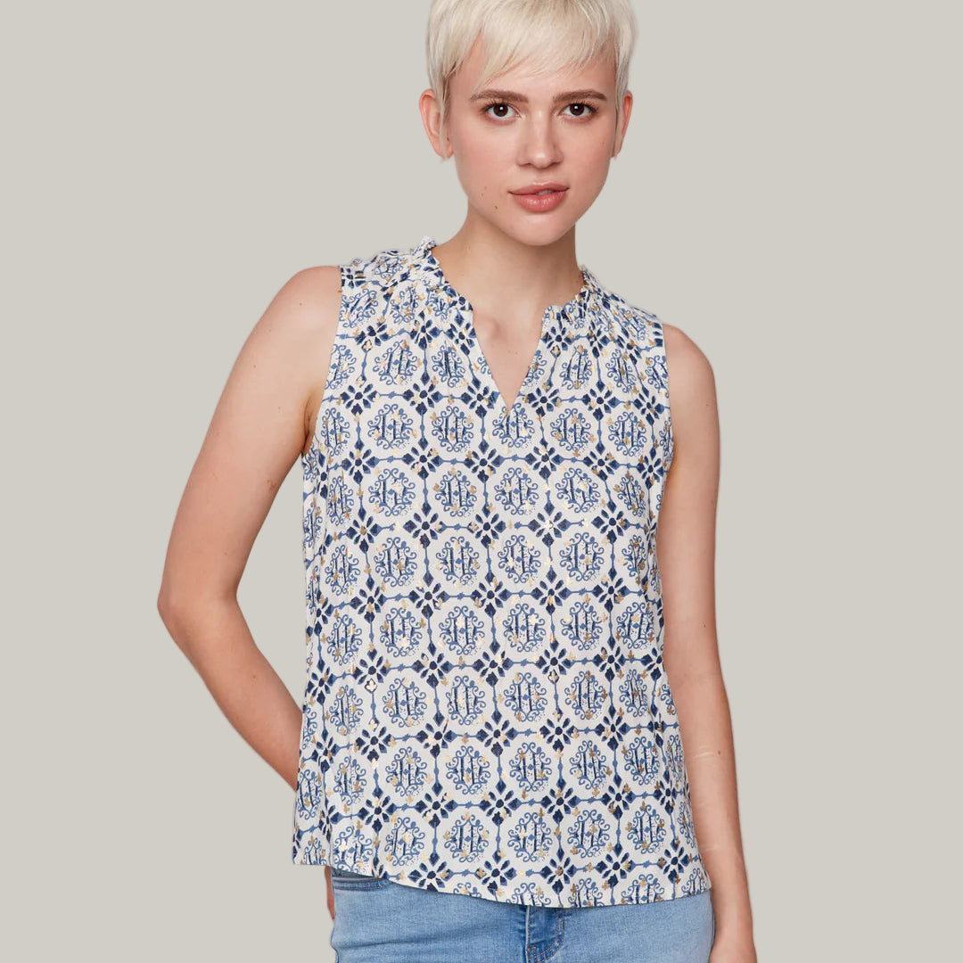 Charlie B - Printed Sleeveless Top
