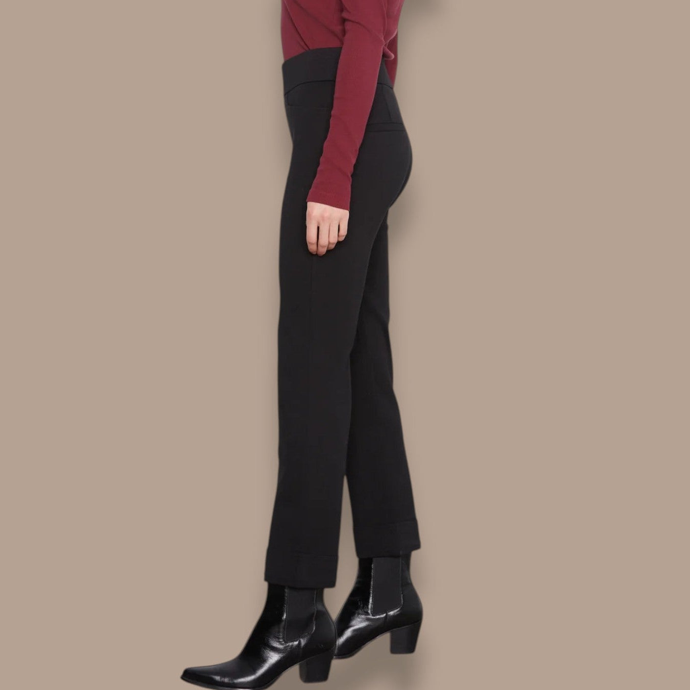 Charlie B - Rolled Cuff Pull-On Pants