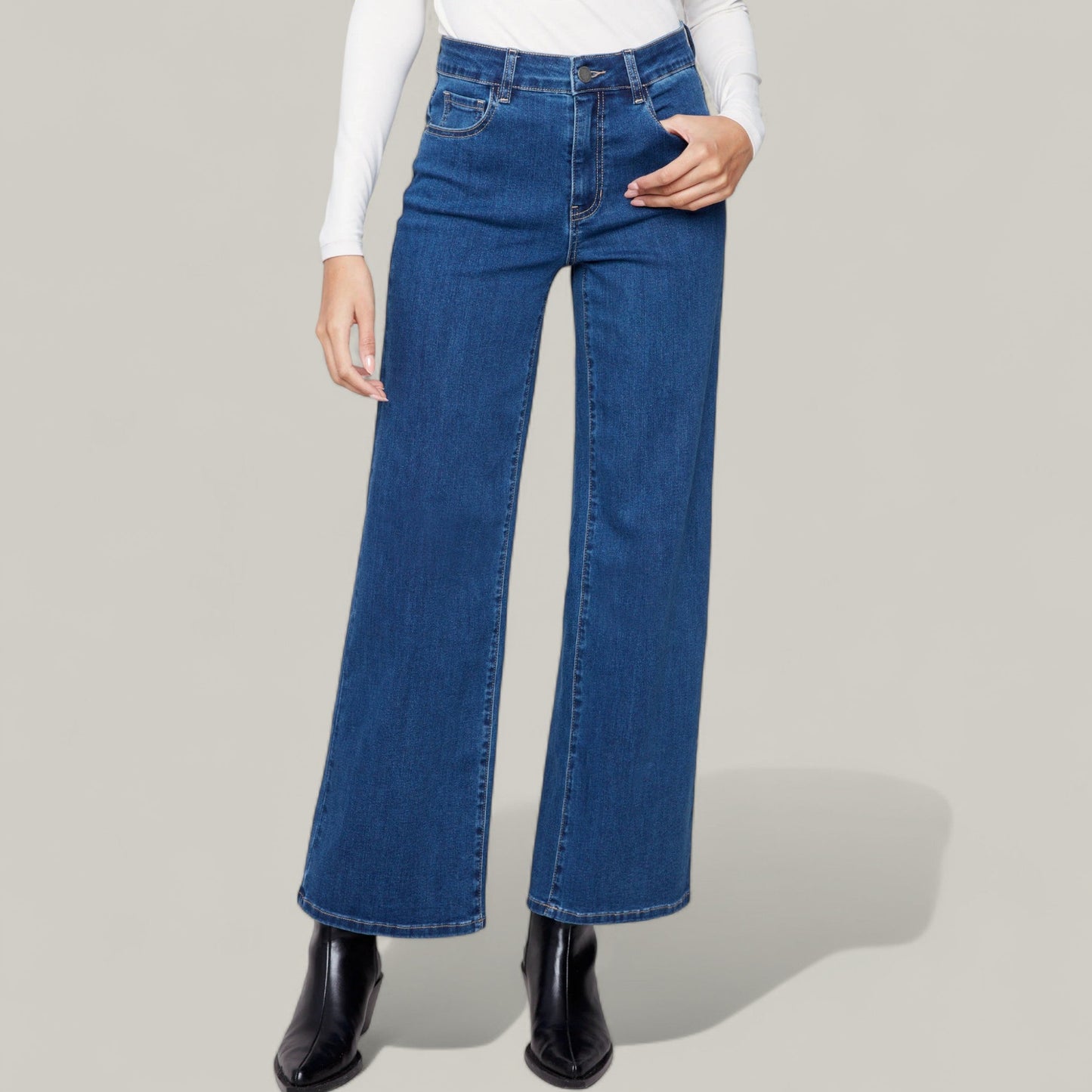 Charlie B - Chloe Wide Leg Jeans