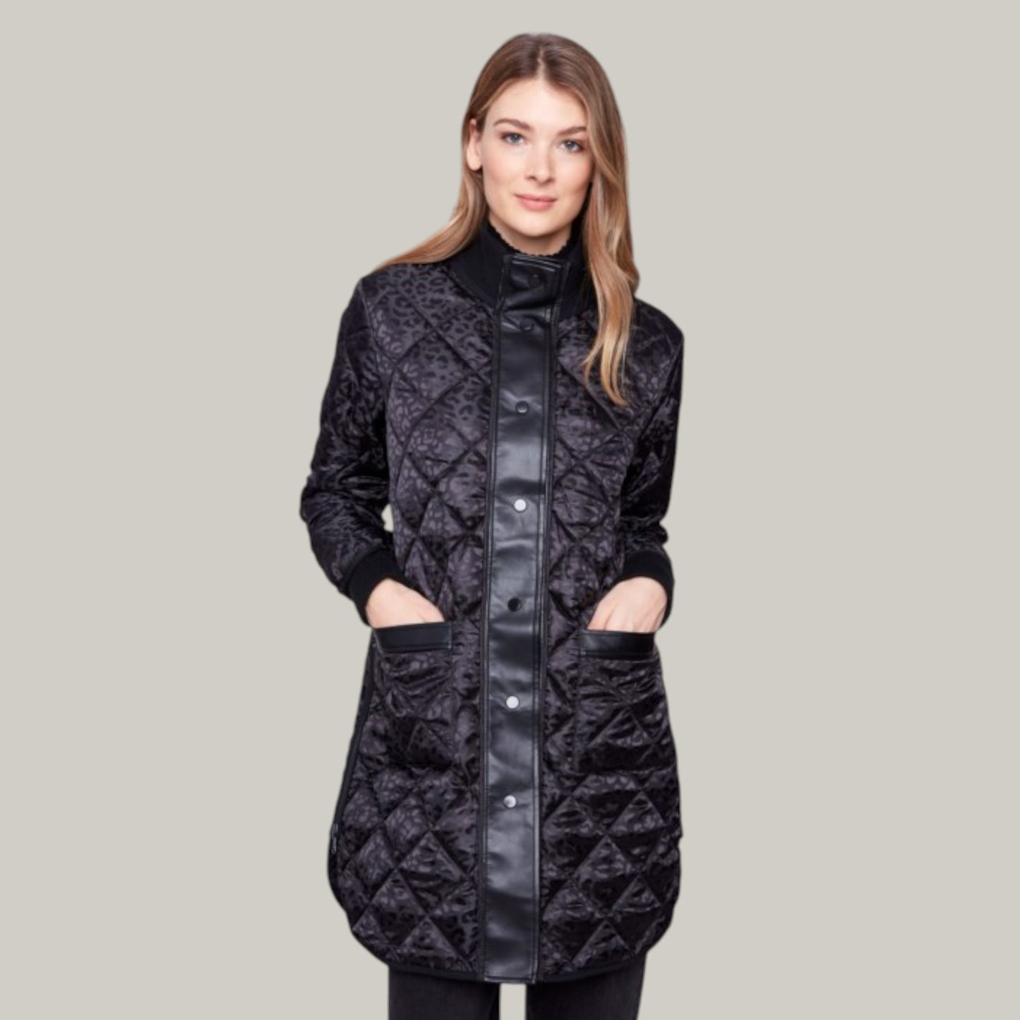 Charlie B - Reversible Long Puffer Coat
