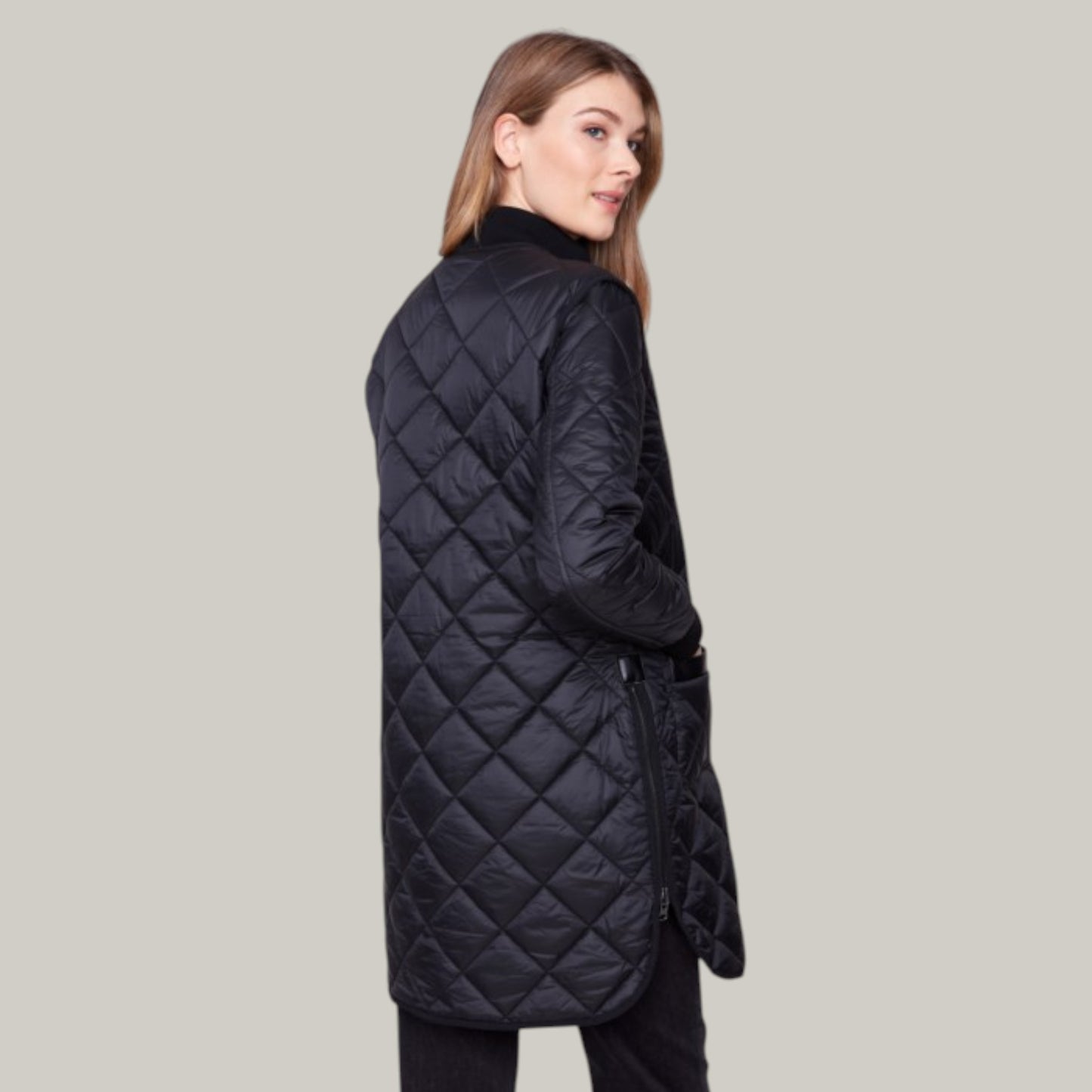 Charlie B - Reversible Long Puffer Coat