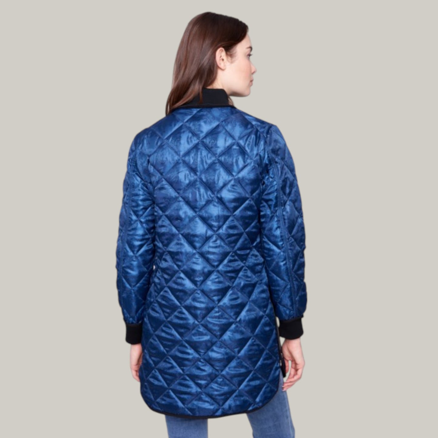 Charlie B - Reversible Long Puffer Coat