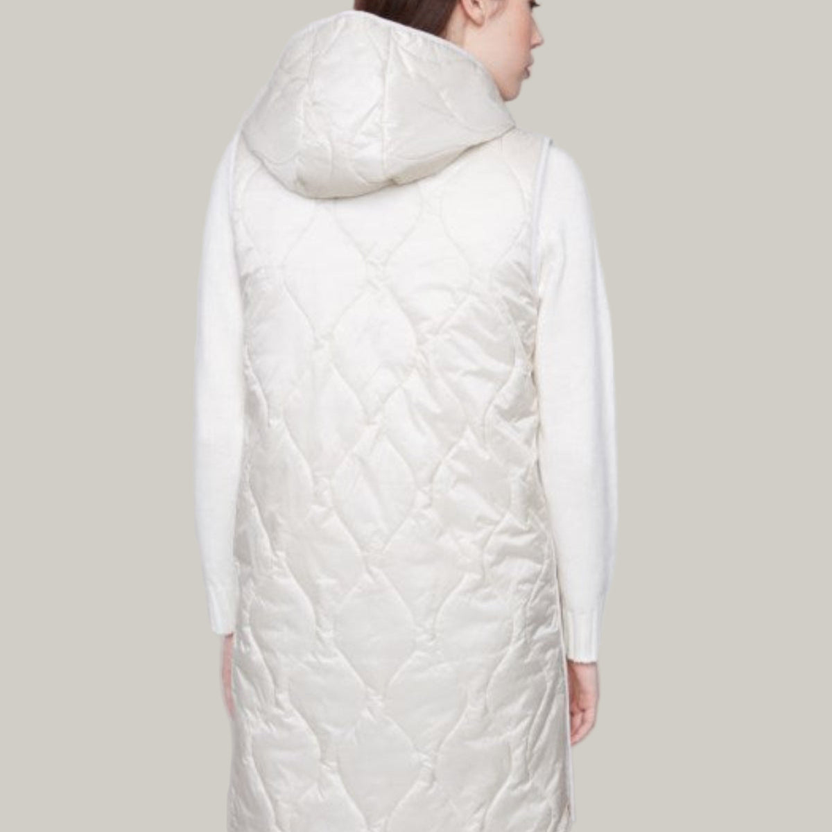 Charlie B - Pearlized Long Hooded Vest