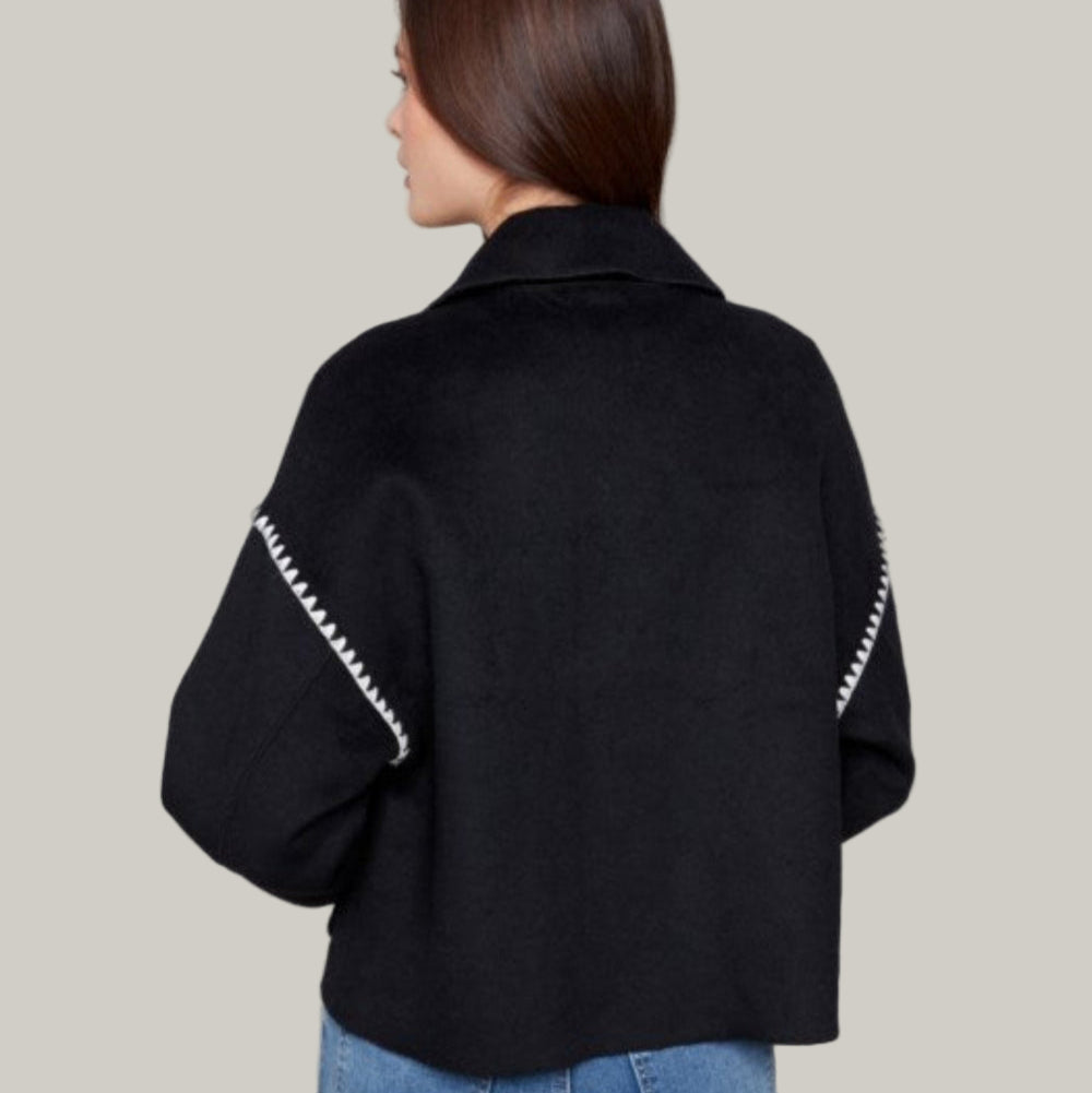 Charlie B - Short Double-Faced Wool Jacket