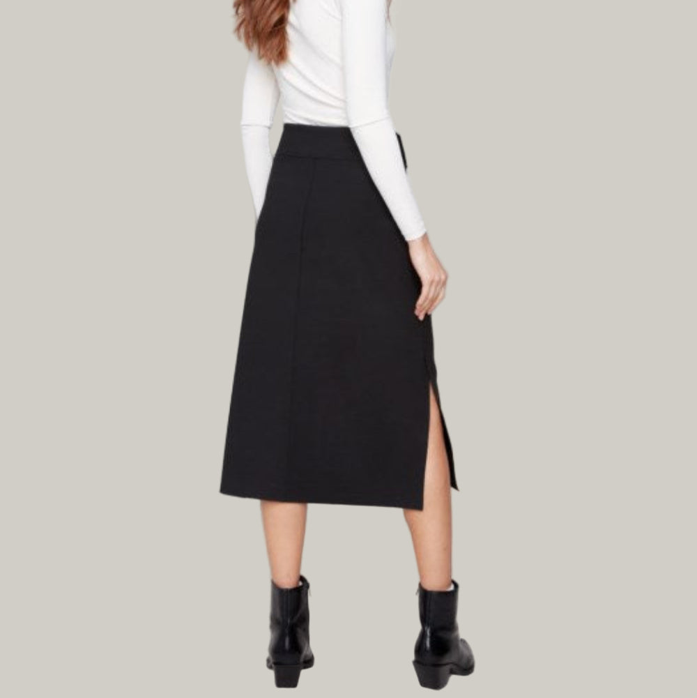 Charlie B - Gutsy Crepe Skirt With Patch Pockets