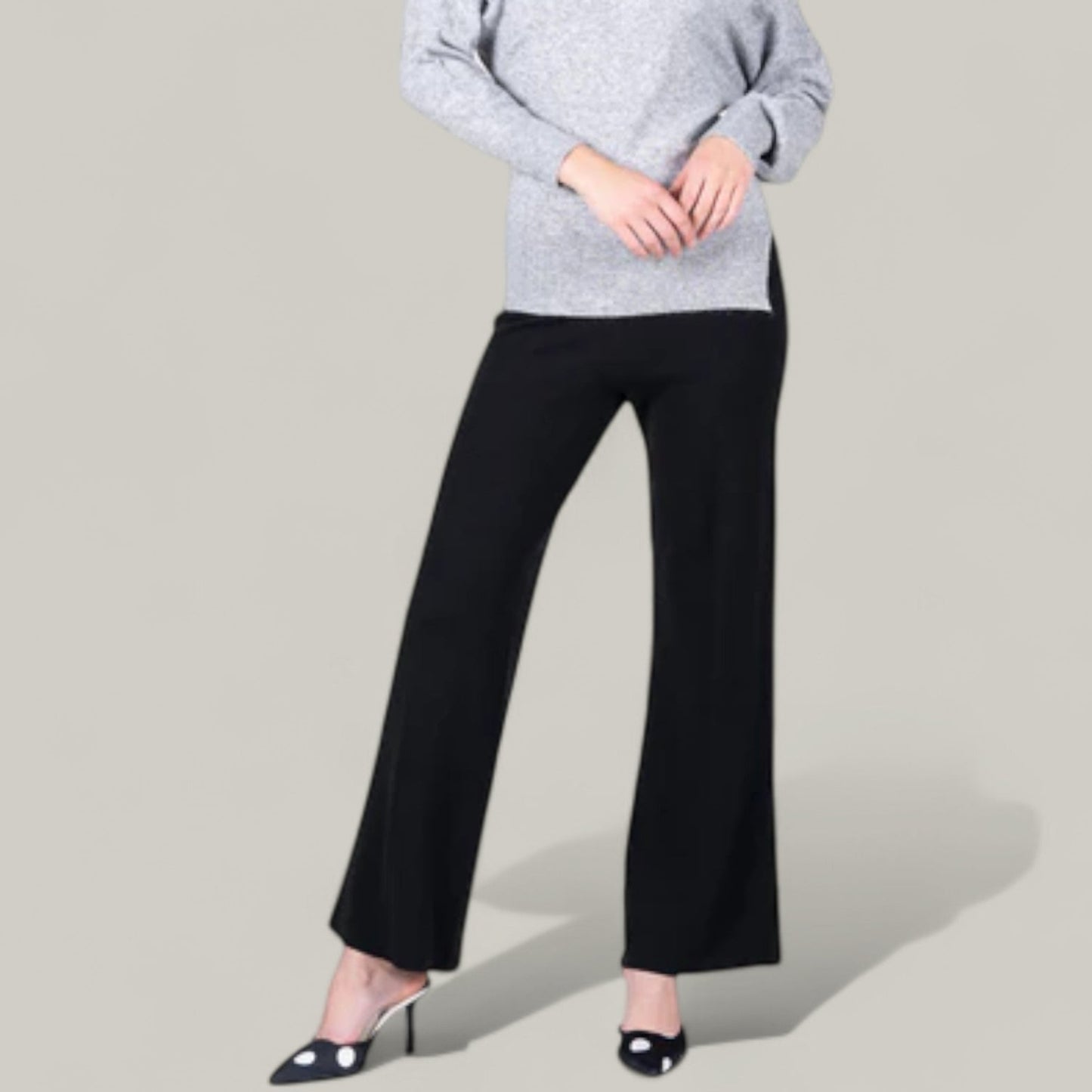 C'est Moi - Knit Wide Leg Pant