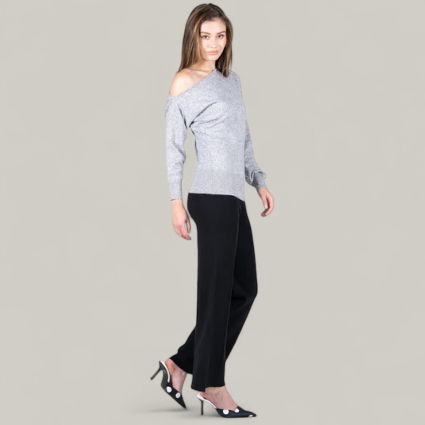 C'est Moi - Knit Wide Leg Pant