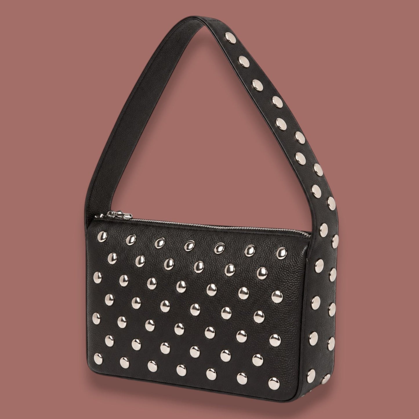 Inzi - Silver Stud Shoulder Bag