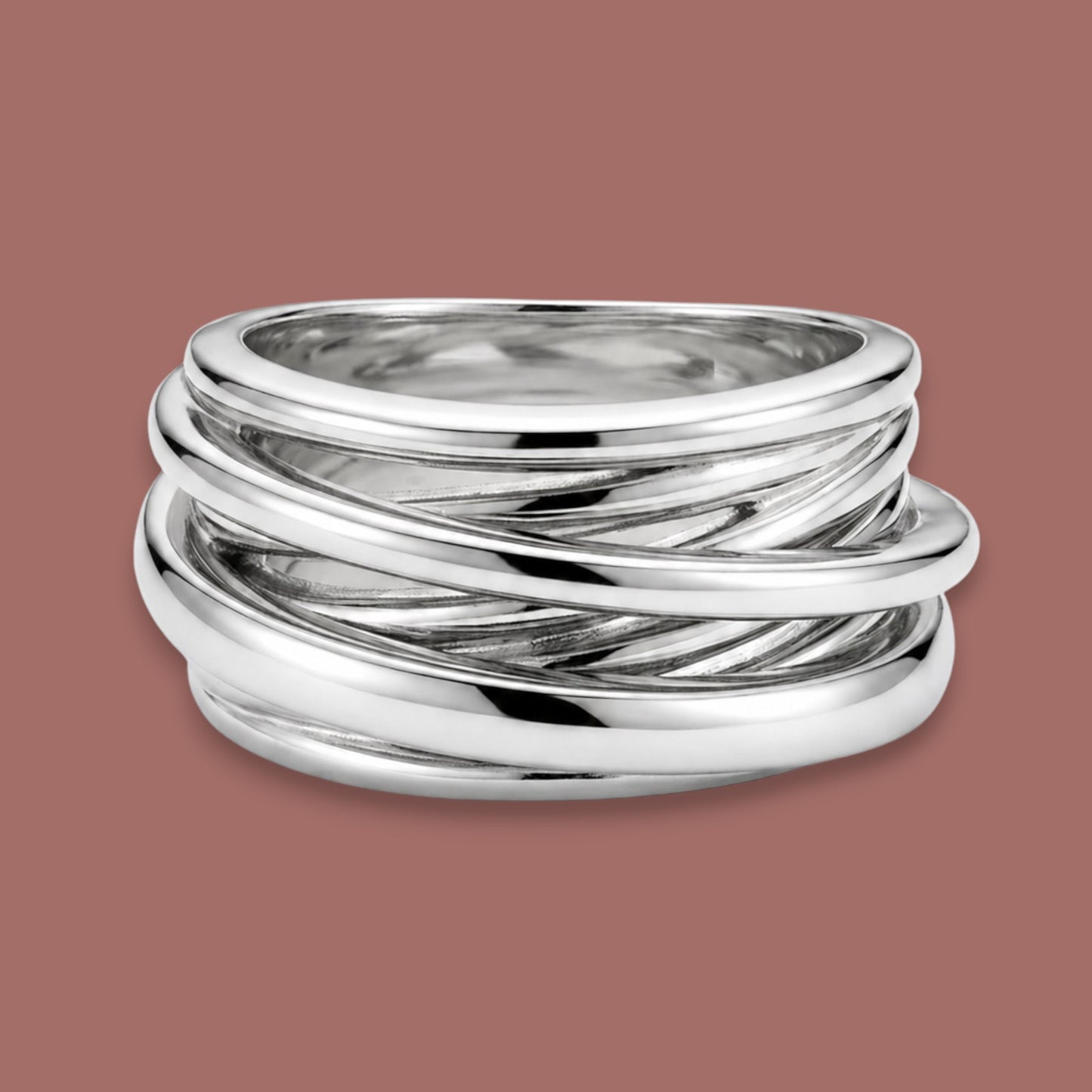 Audrey's - Interwoven Multi-Band Ring