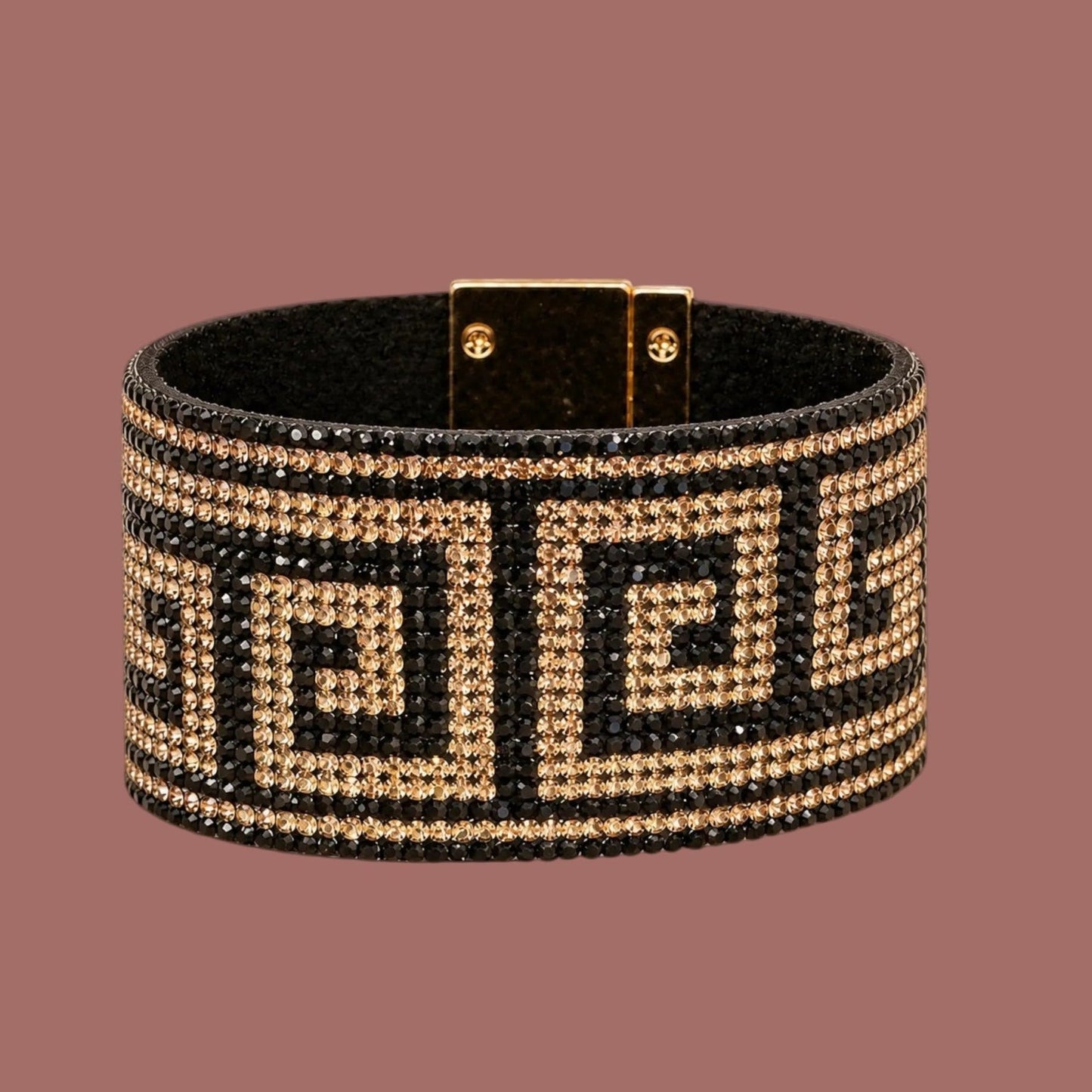 Jacqueline Kent - Geometric Sparkle Cuff Bracelet