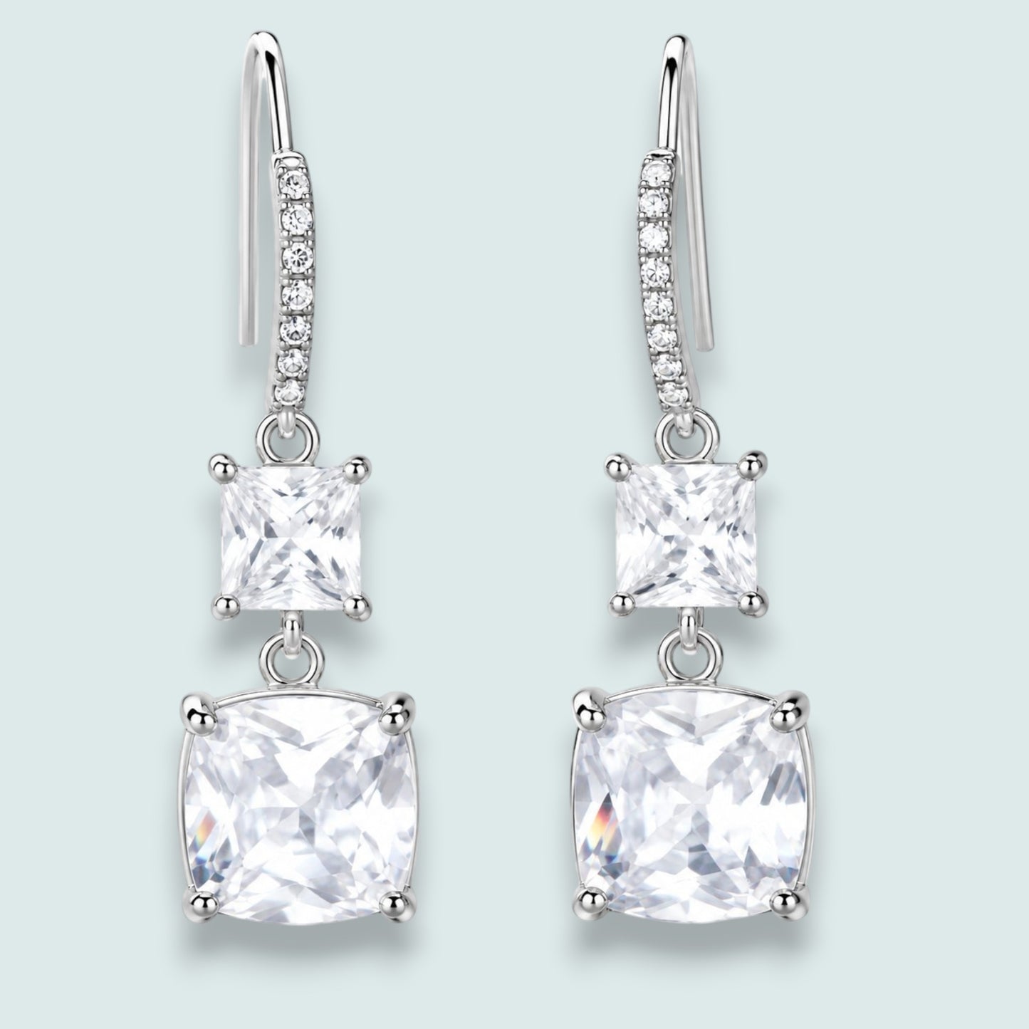 Audrey's - Crystal Cascade Drop Earrings