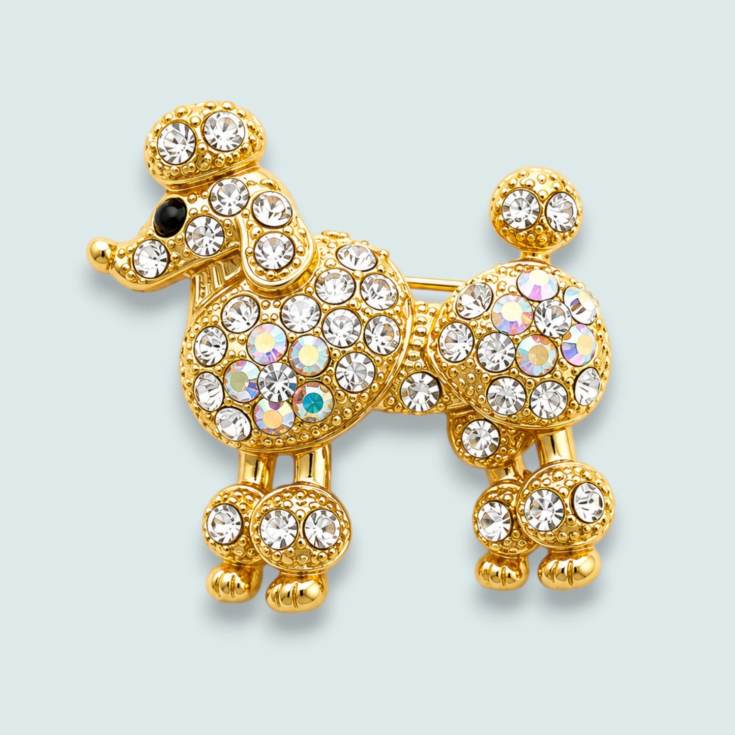 Audrey's - Sparkling Poodle Brooch