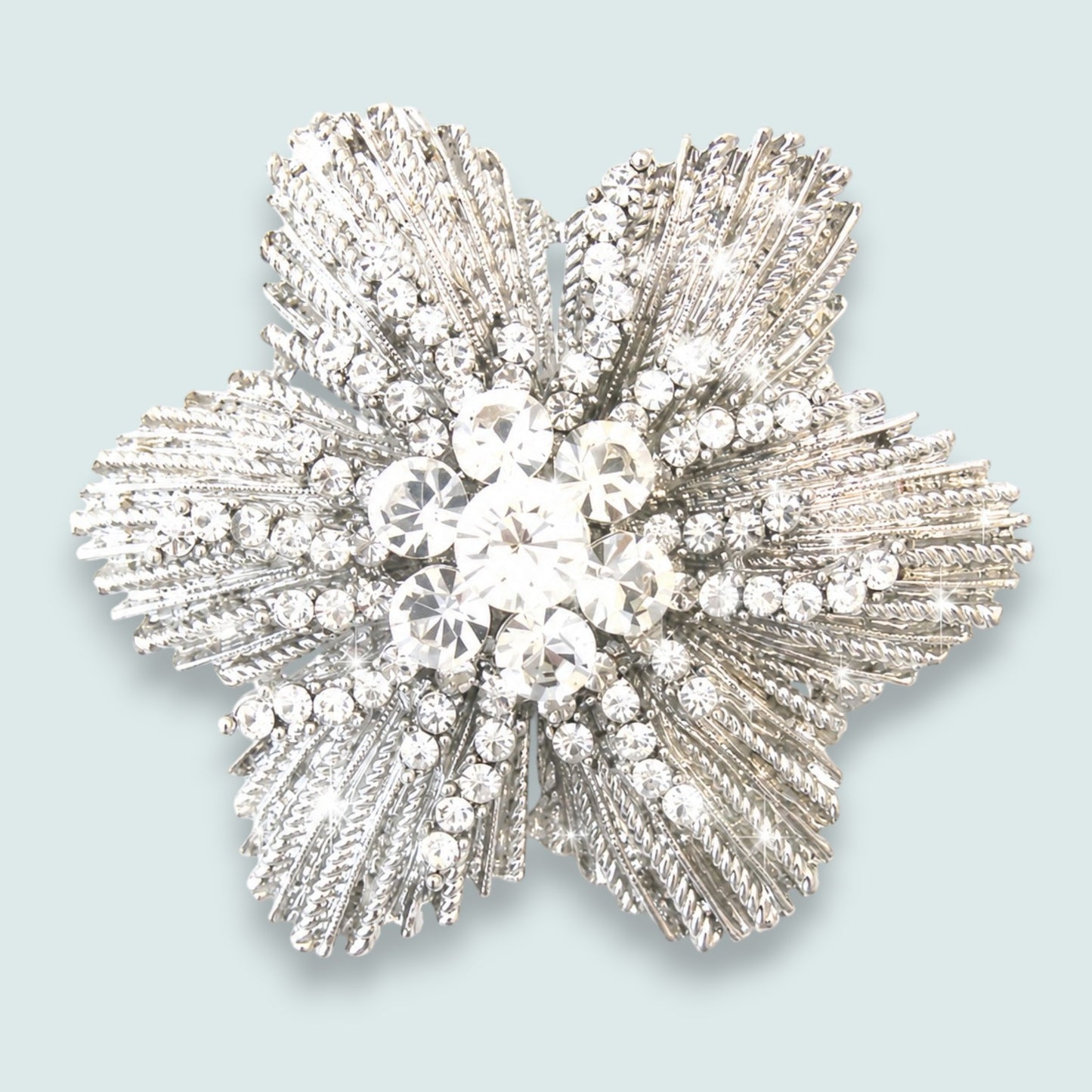 Audrey's - Radiant Crystal Starburst Brooch