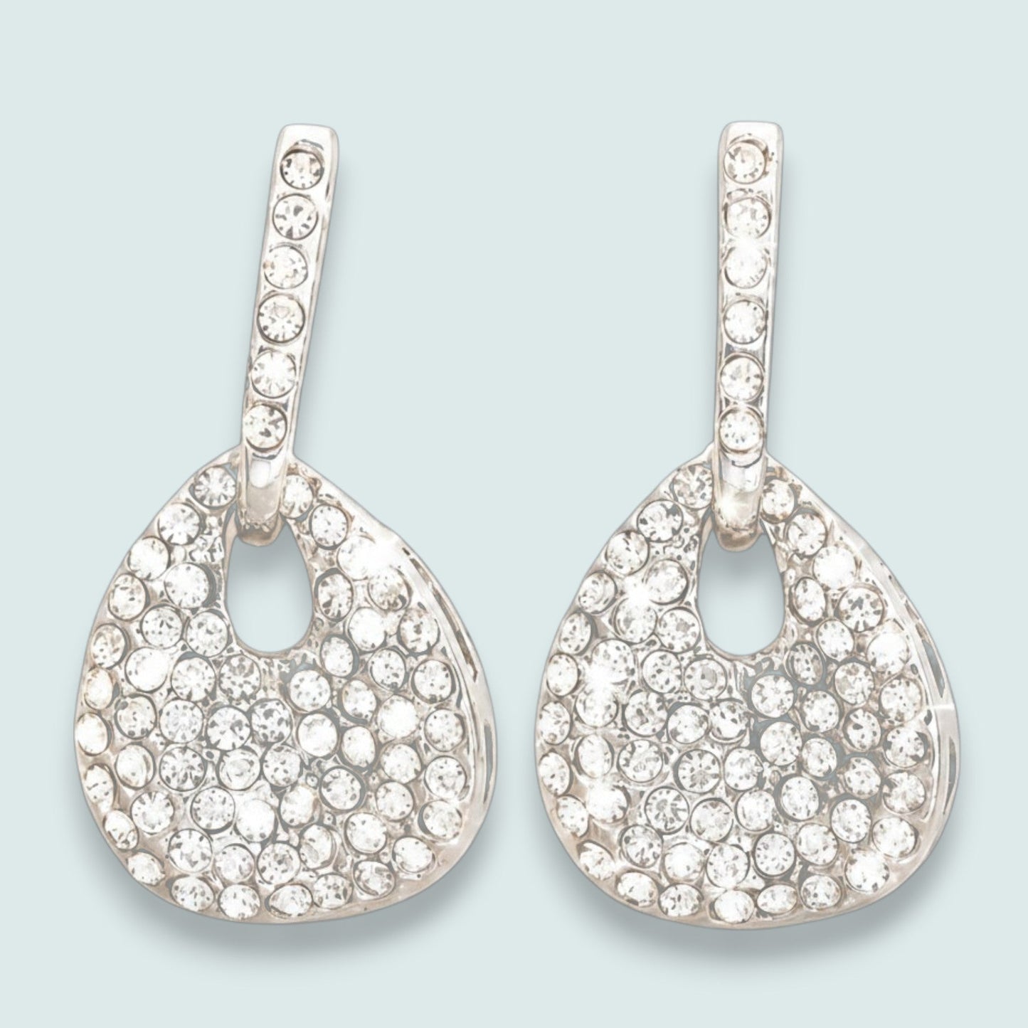 Audrey's - Crystal Teardrop Sparkle Earrings