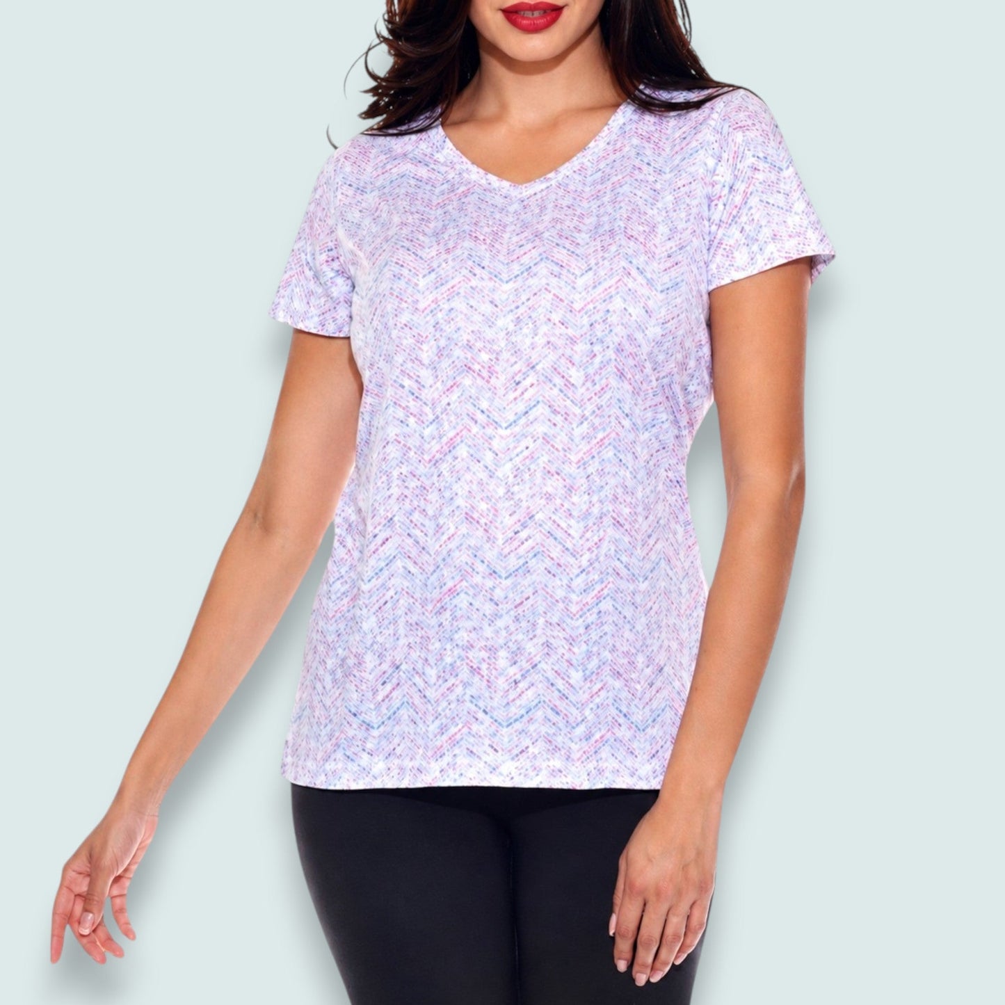 Tango Mango - Pastel Breeze V-Neck Top