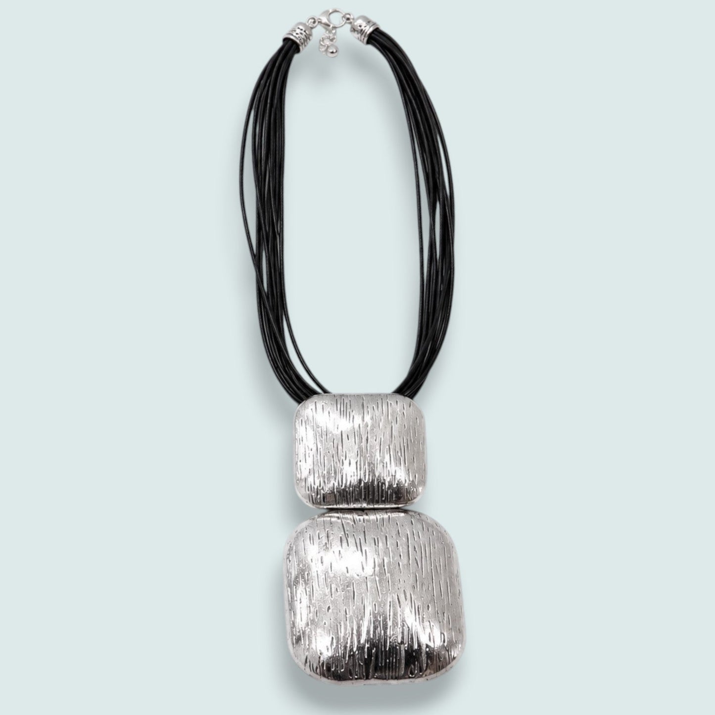 Audrey's - Layered Cord Statement Pendant Necklace