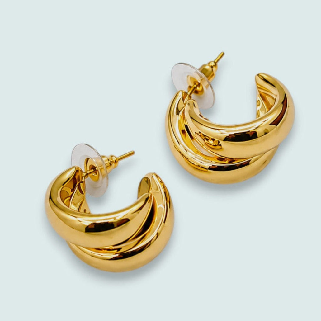 Audrey's - Luxe Layered Hoop Earrings