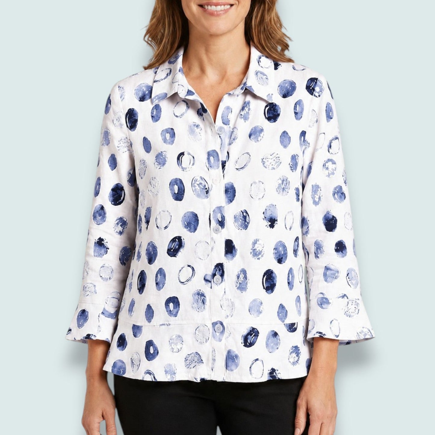 Habitat - Watercolour Dot Blouse
