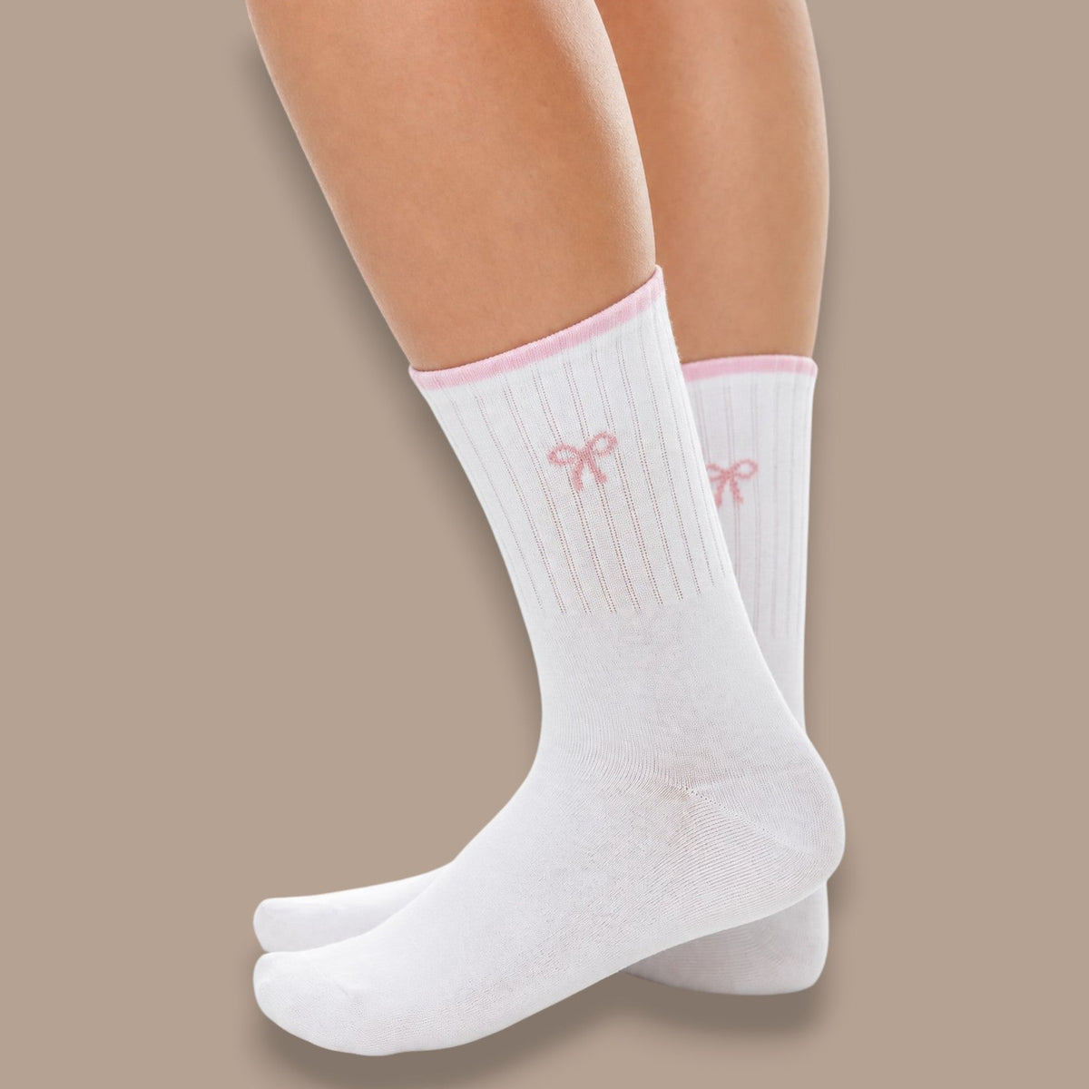 LimLim - Bow Crew Socks