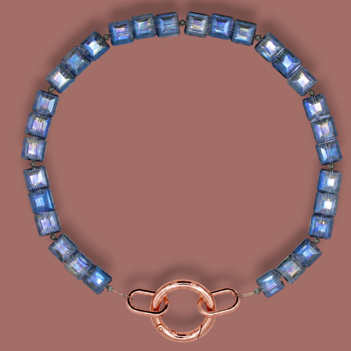 Lofttan - Krista Blue Crystal Necklace