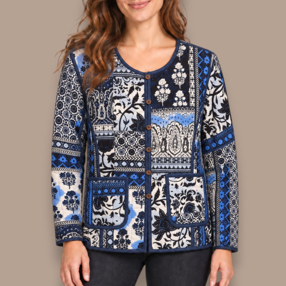 Orientique - Reversible Quilted Jacket