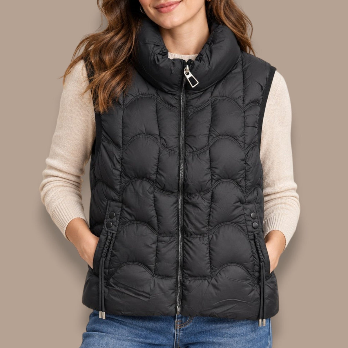 Audrey's - Wave-Quilted Puffer Vest