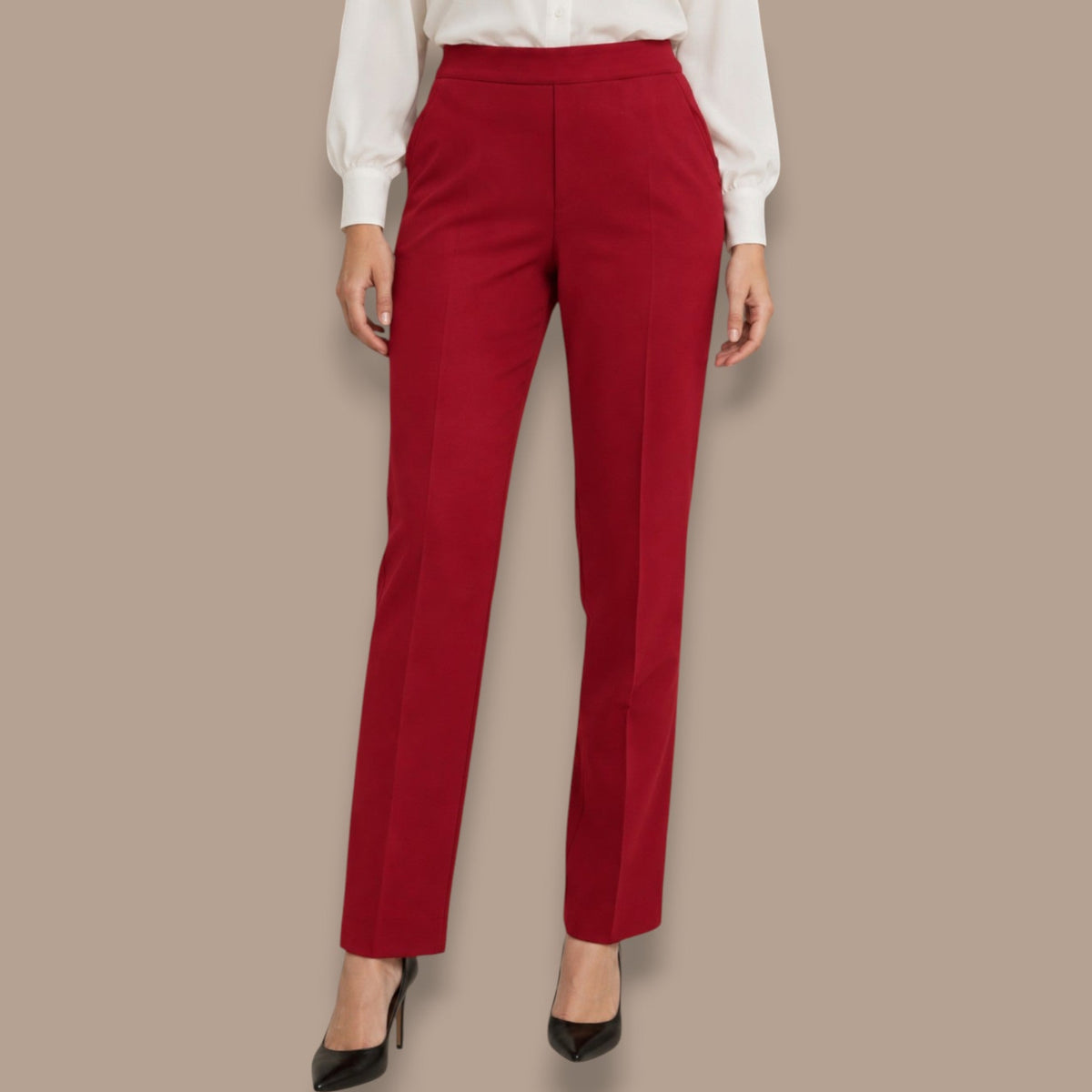 Lisette L - Straight-Leg Dress Pants