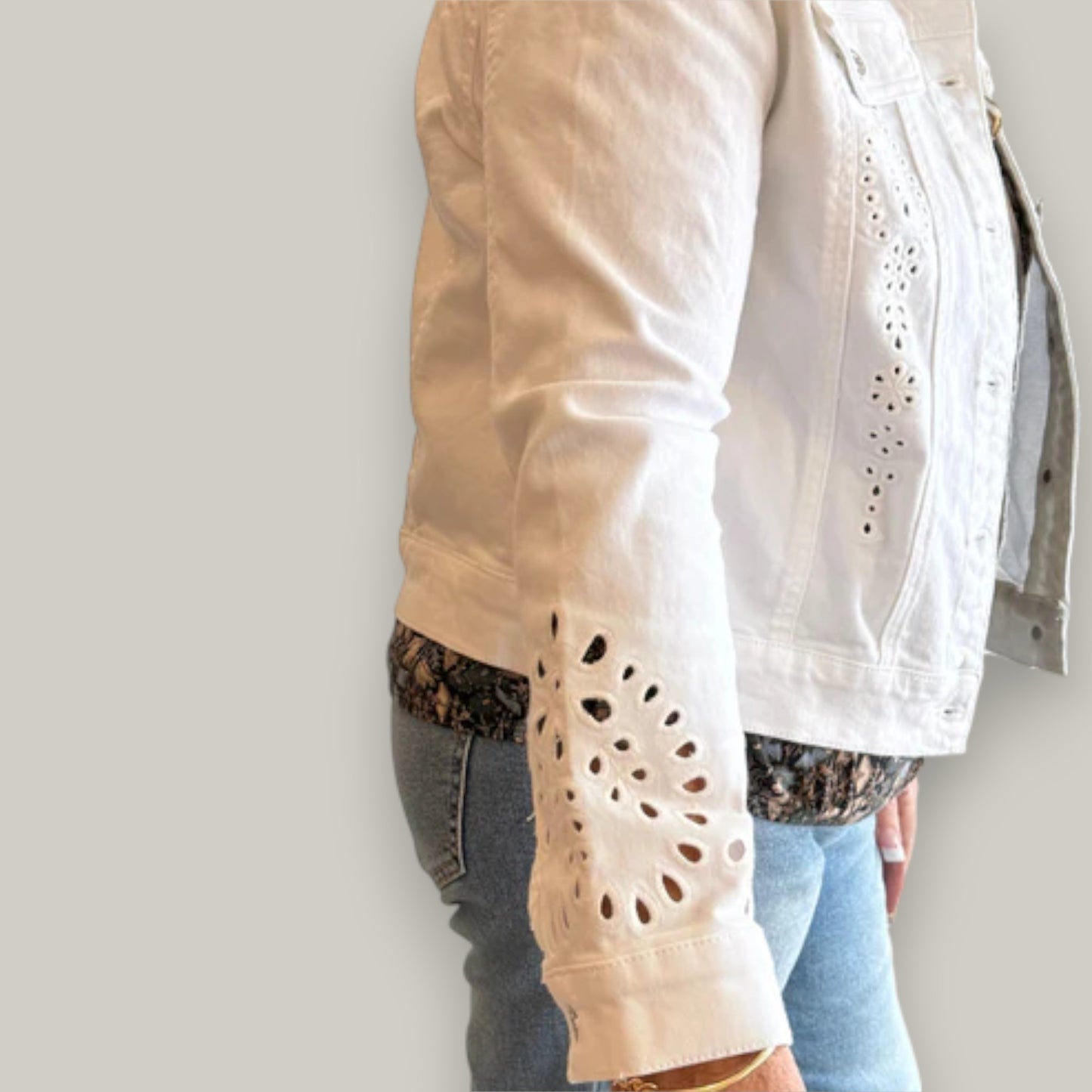 Picadilly - Denim Jacket With Embroidery Detail