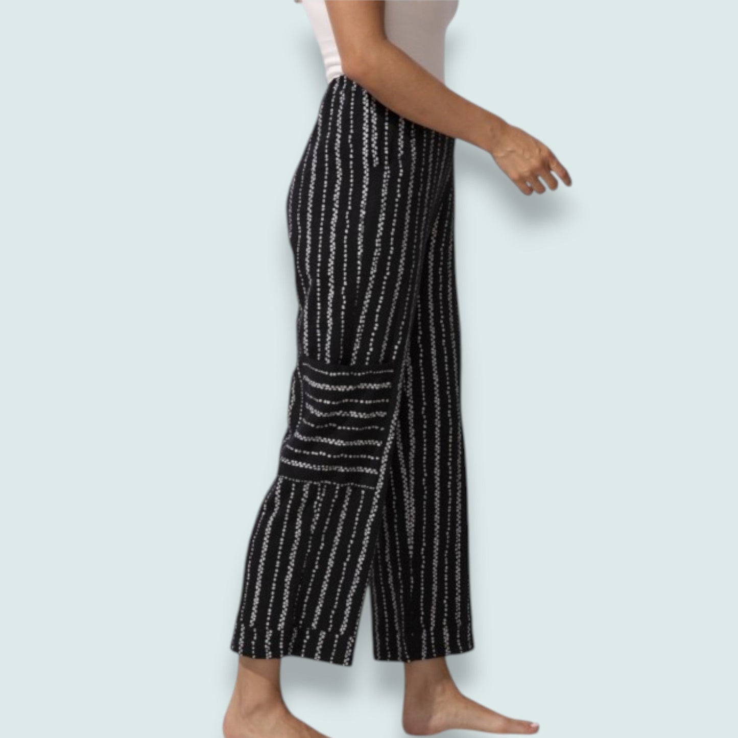 Escape - Coastal Stripe Wide-Leg Pant