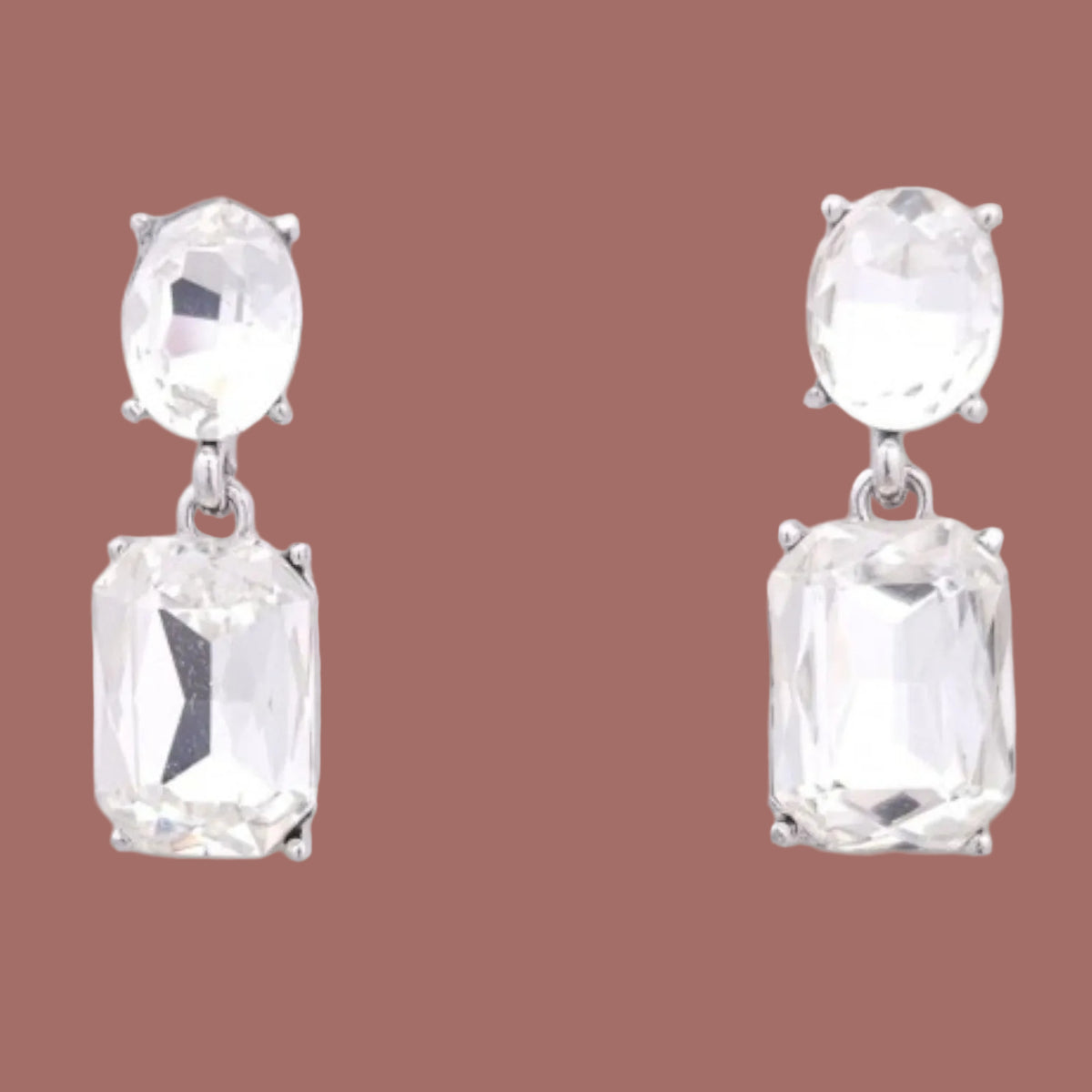 Evershine - Grace Crystal Drop Earrings